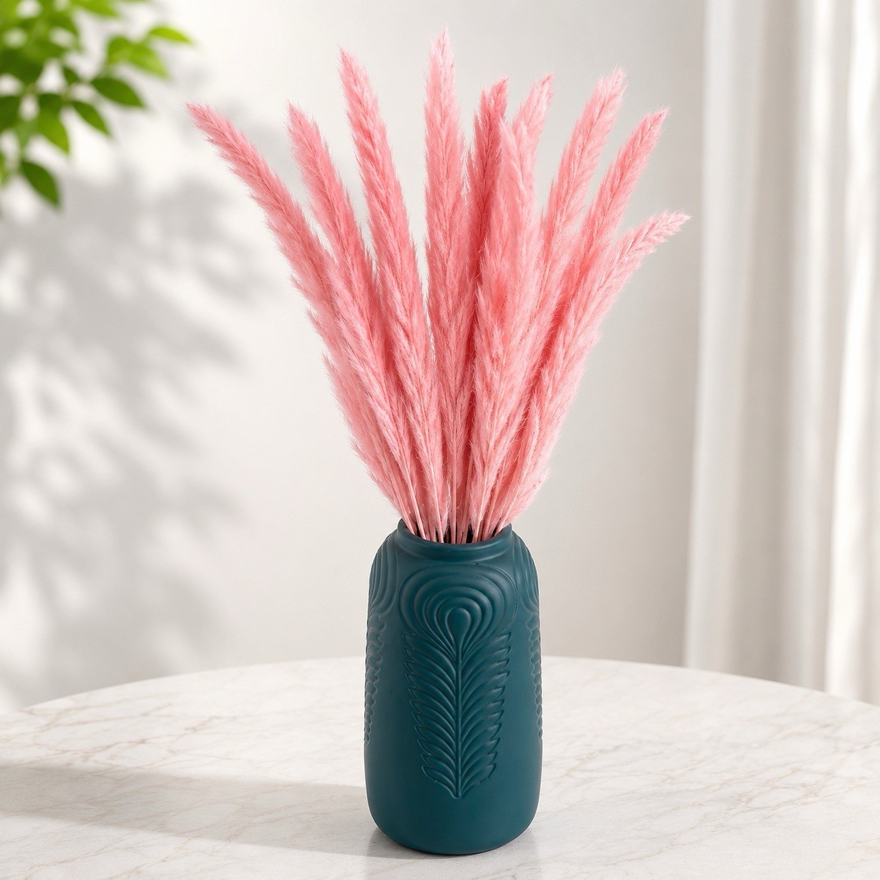 15 stems Pink Pampas Grass 20 -21 Decor Dried (PACK OF 2)