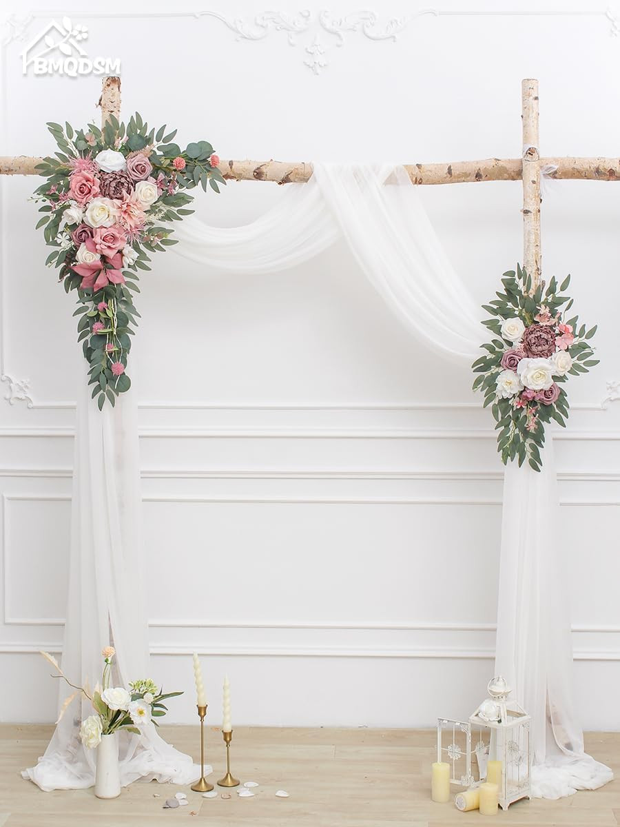 Artificial Flowers Wedding Arch Decor Arch Flowers (Set of 2) for Wedding Welcom