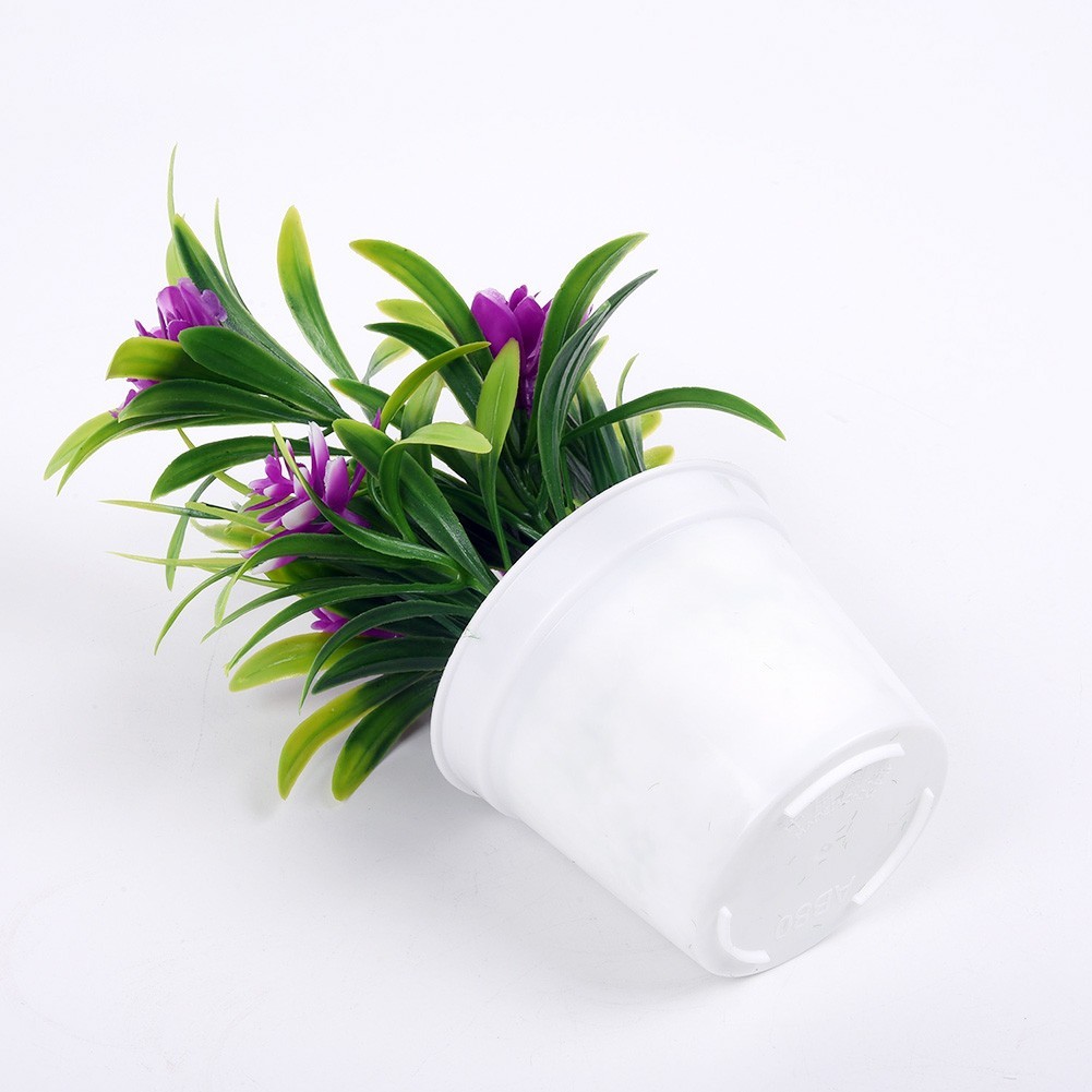 Artificial Lotus Leaf Flower Plants Pot Fake Home House Party Decor Ornaments