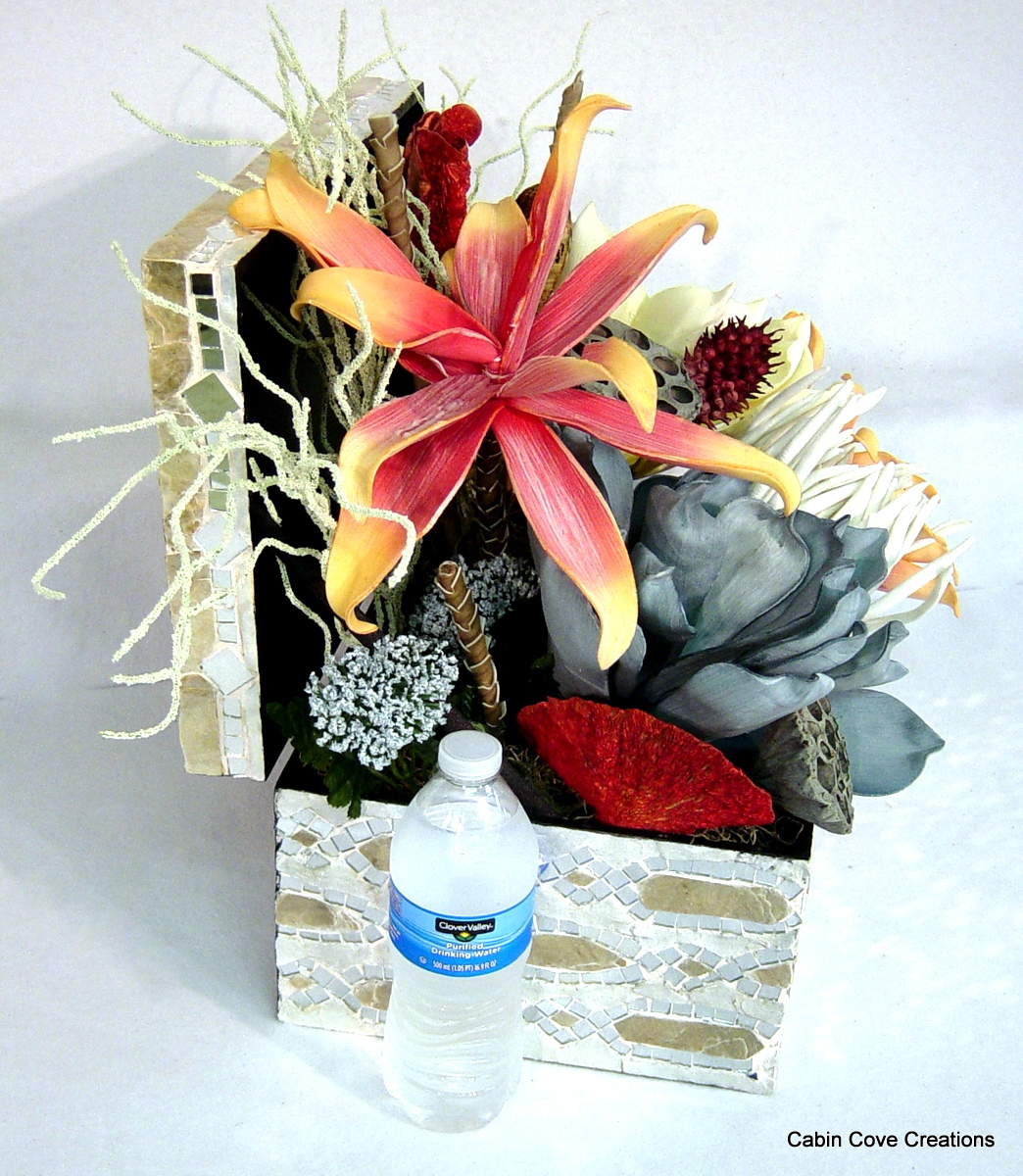 Coastal Floral Arrangement Centerpiece Exotic Tropical Beach Design LUXE