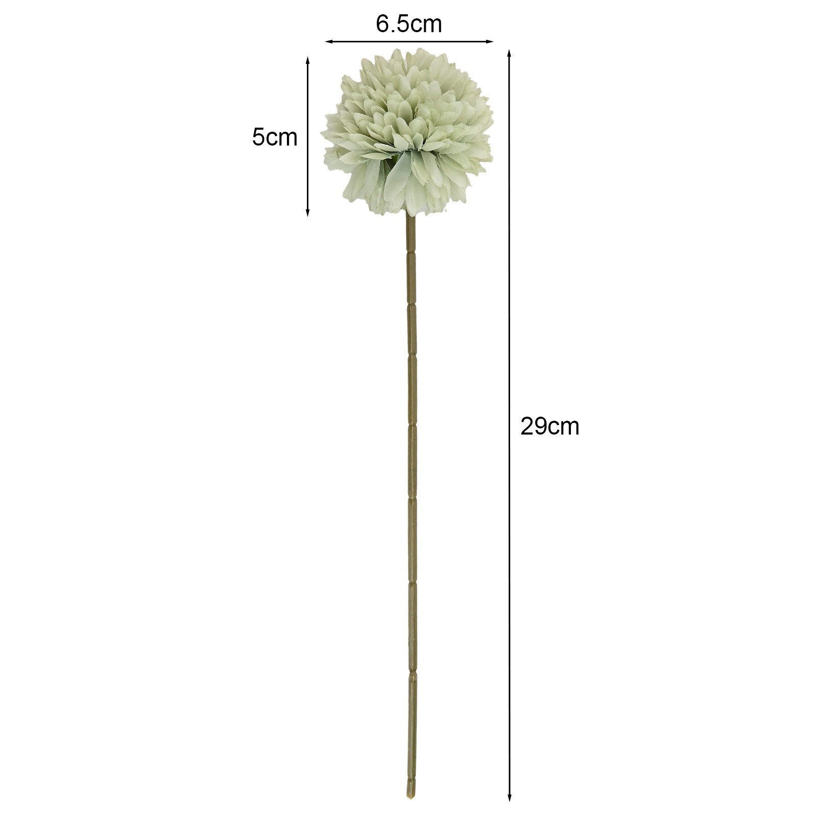 6pcs Artificial Chrysanthemum Ball Flowers Hydrangea Bouquet Presents Decor