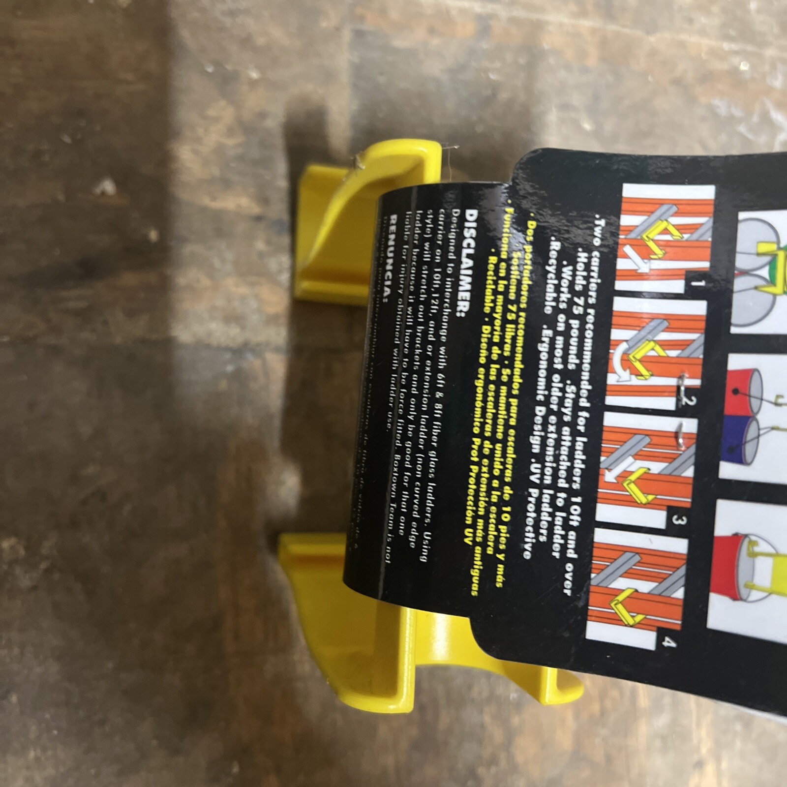 Boxtown Team Plastic Assorted Multi-Functional Ladder Carrier Paint Can Carrier