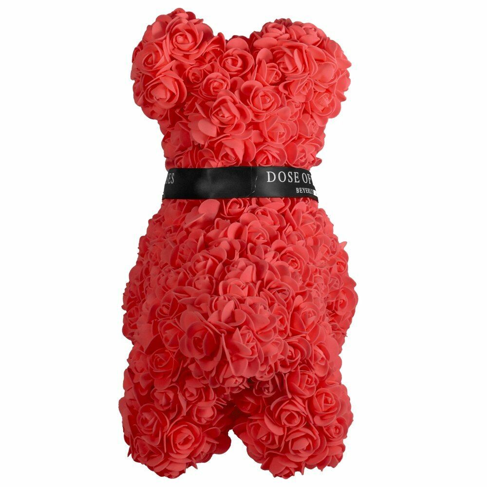 Artificial Rose Dog Flower Birthday Christmas Valentine Day Gifts For Girlfriend