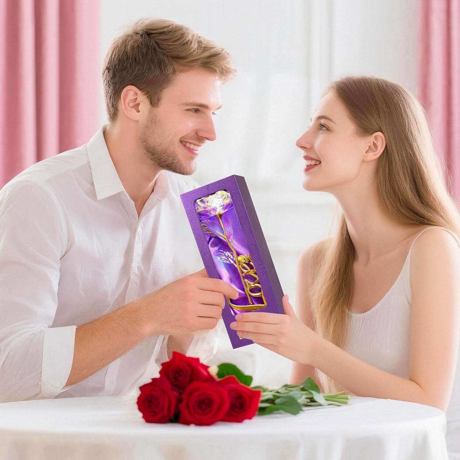 Childom Valentines Day Rose Gifts for Her,Birthday Gifts for Women,Mothers Day F
