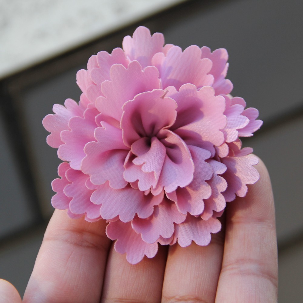 6cm 12Colors Newborn DIY Fashion Chic Shabby Artificial Shaped Fabric Flower