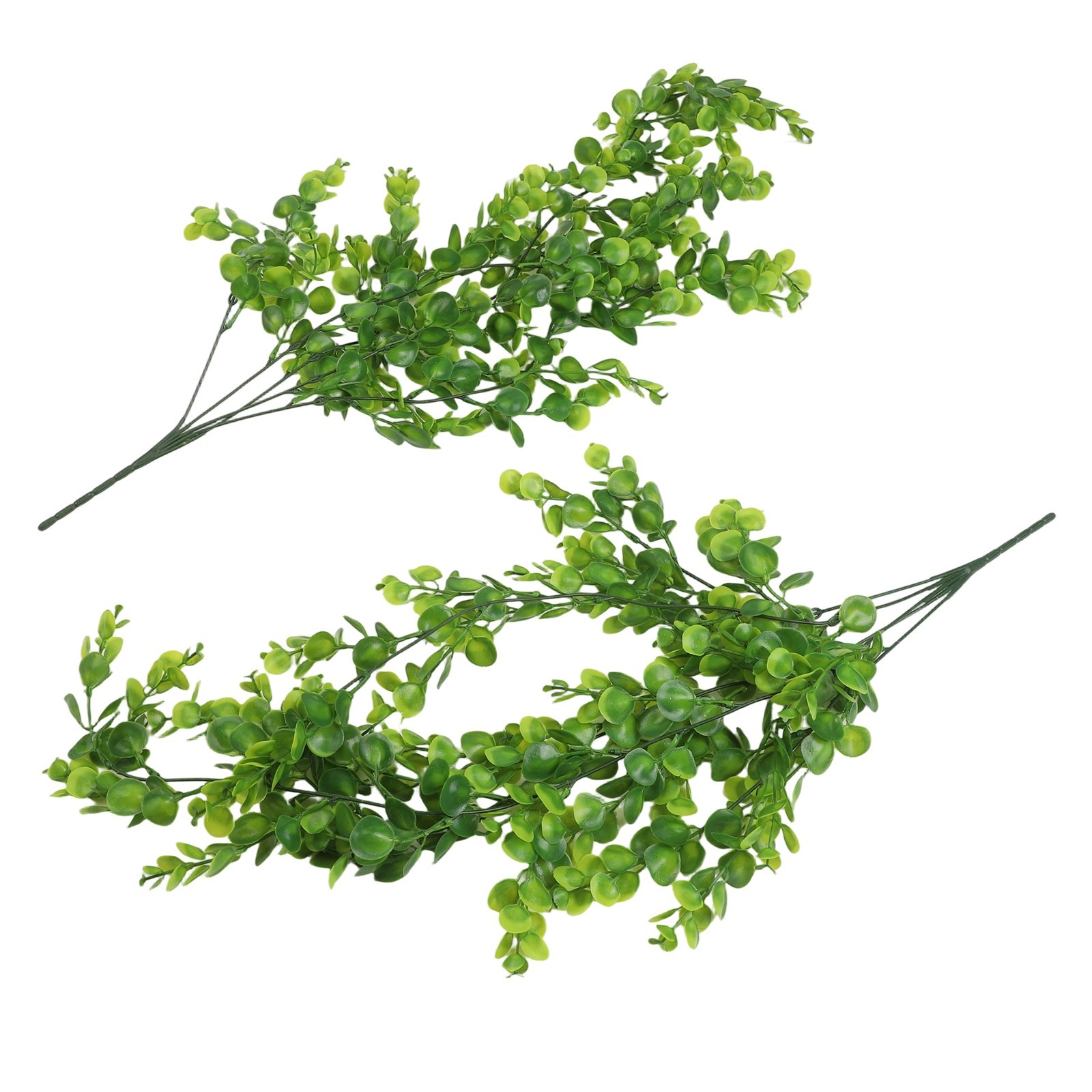 Artificial Eucalyptus Leaves Rattan Plants Set for Floral Arrangements