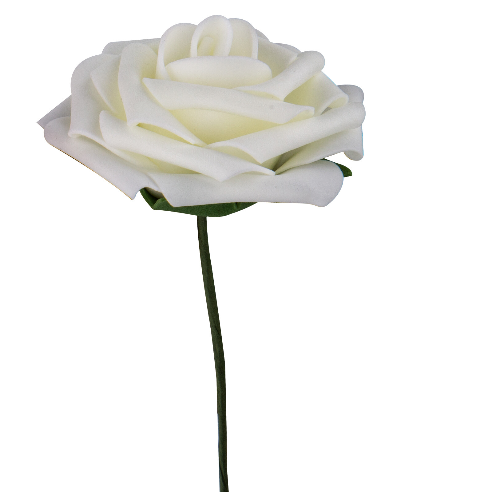 US 25/50pcs Artificial Flowers Real Looking Foam Rose Decoration DIY for Wedding
