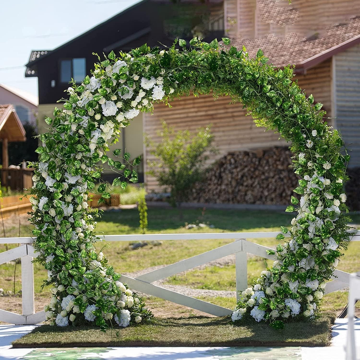 Lifelike Silk Ivy Vines – 24 Artificial Hanging Greens for Indoor & Outdoor Use