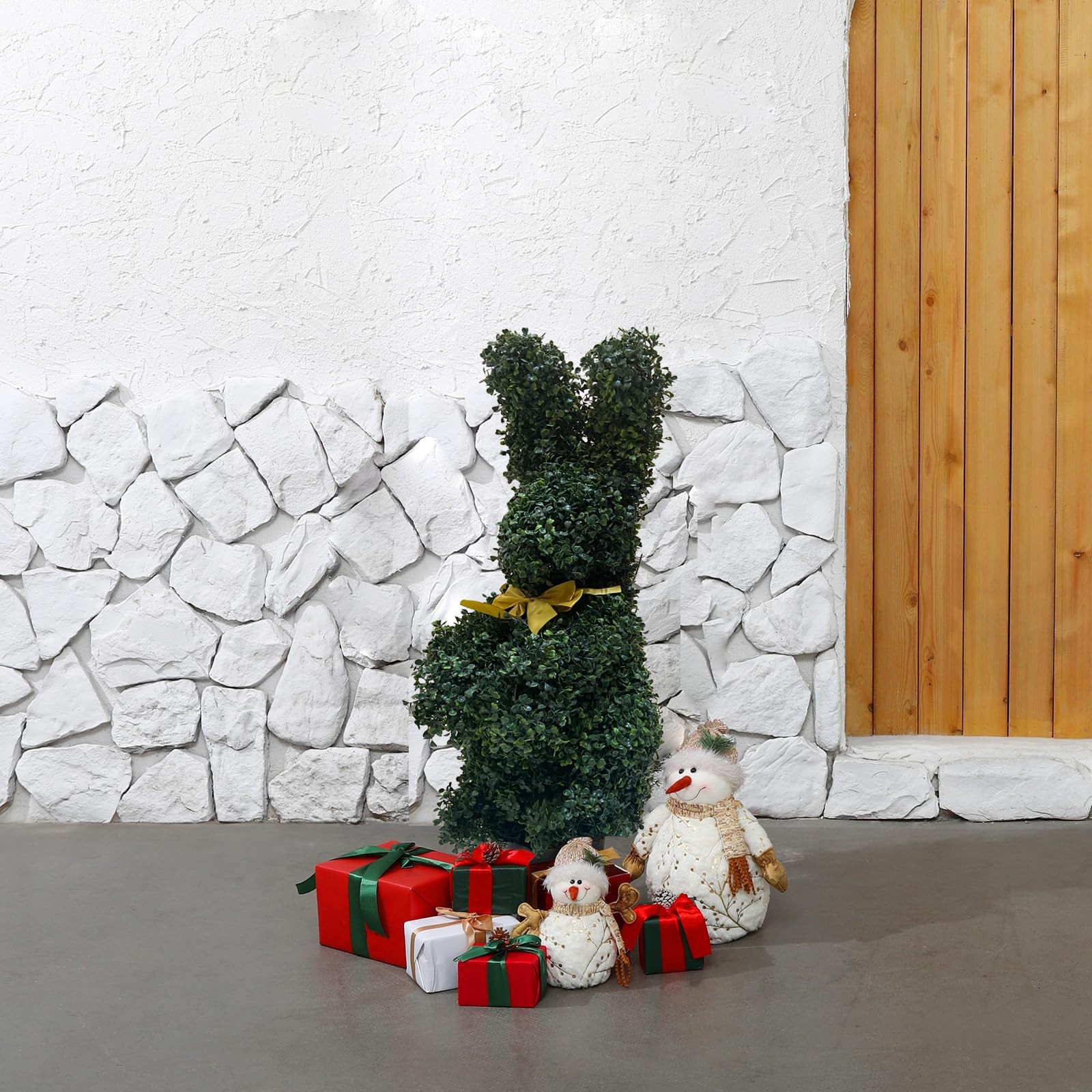 Easter Bunny Topiary BLONYUVC Bunny-Shaped Topiary Ball 36” Artificial Tree …