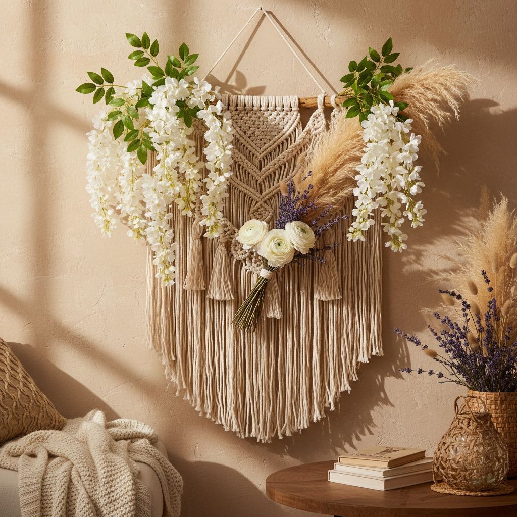 White Wisteria Stem 43 Inch Artificial Hanging Flowers Silk Wisteria Spray Flora