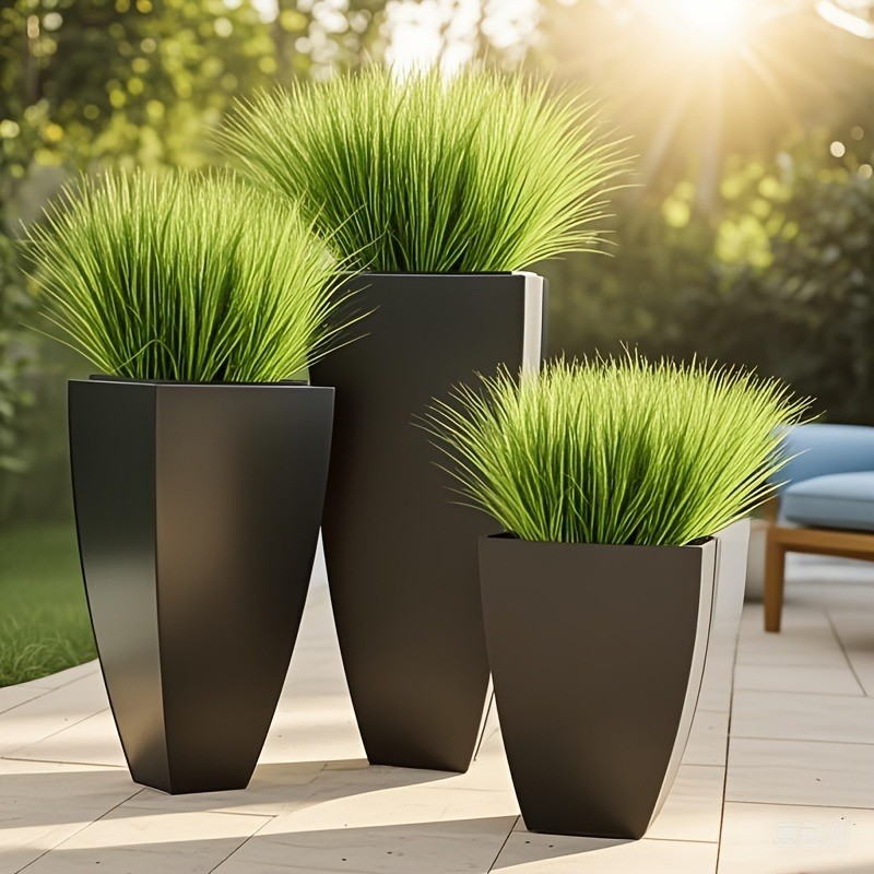 30pcs Lifelike Artificial Plants 70CM Onion Grass, Artificial Grass Plant
