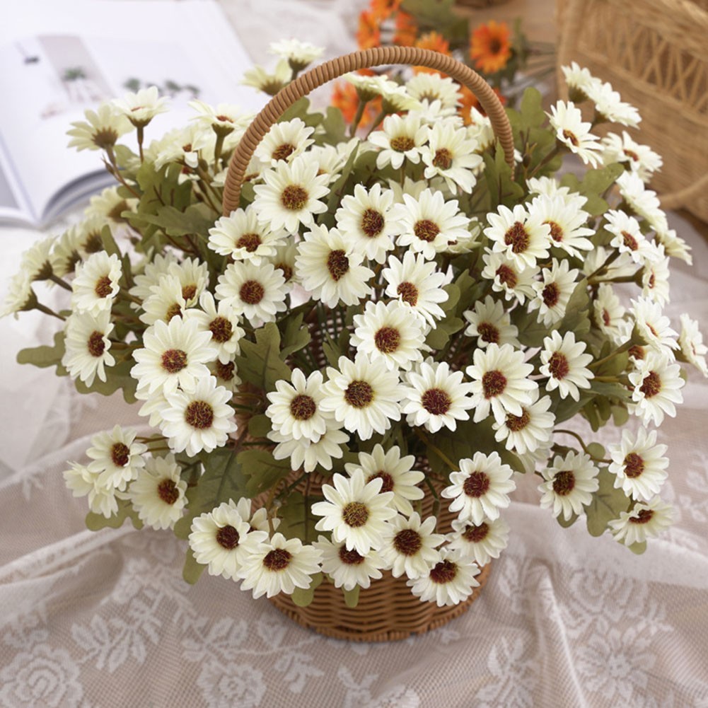 Vibrant Simulation Bouquet of Daisies Perfect for Adding Color to Your Space