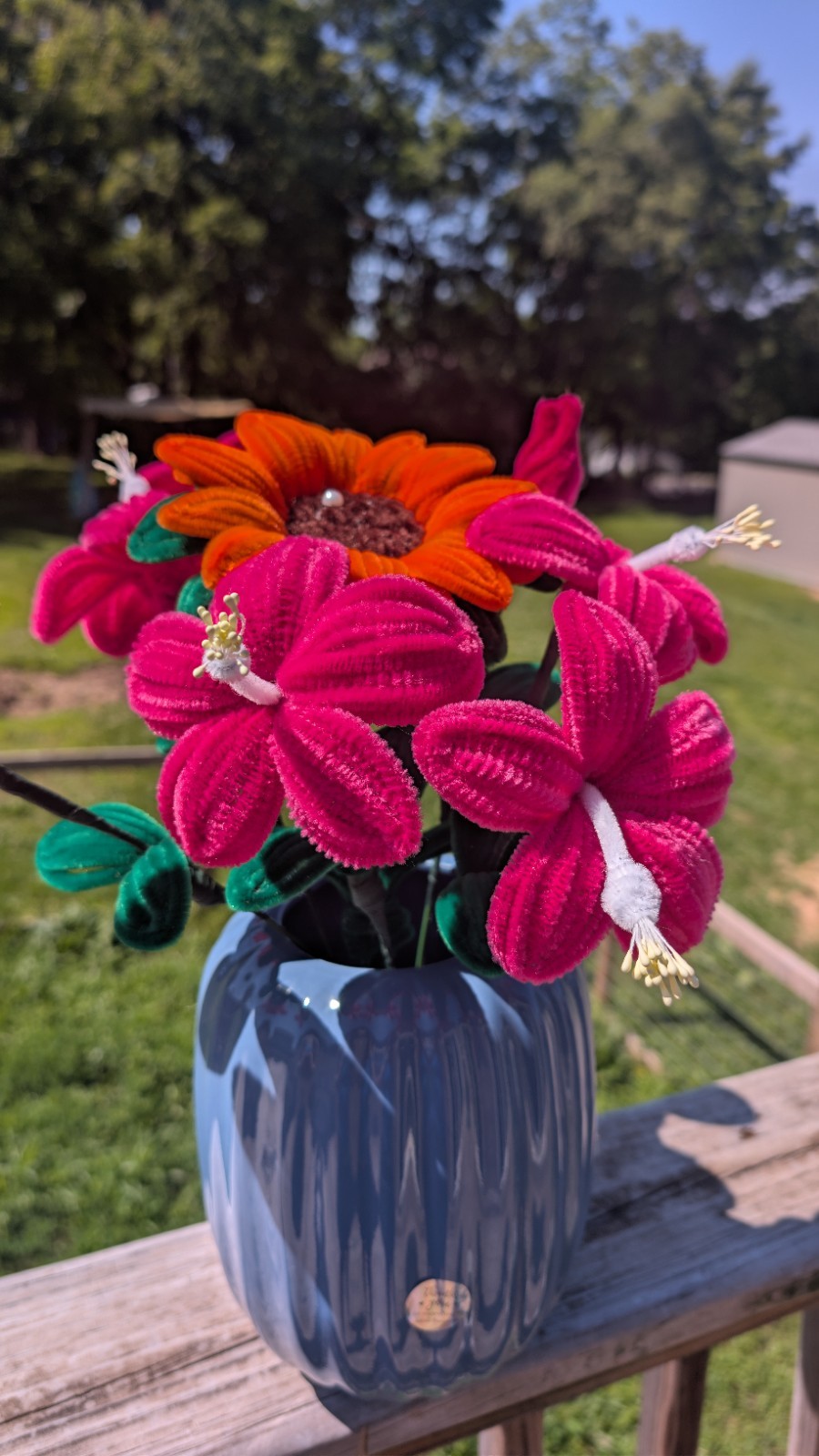 Artificial Hibiscus Arrangement & Centerpiece ( Vase is not included)🌺