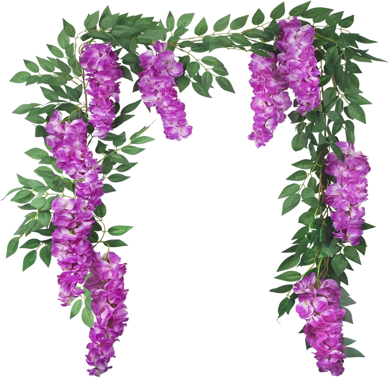 Wisteria Hanging Flowers Wisteria Flowers Vine Garland Wedding Arch Decoration P