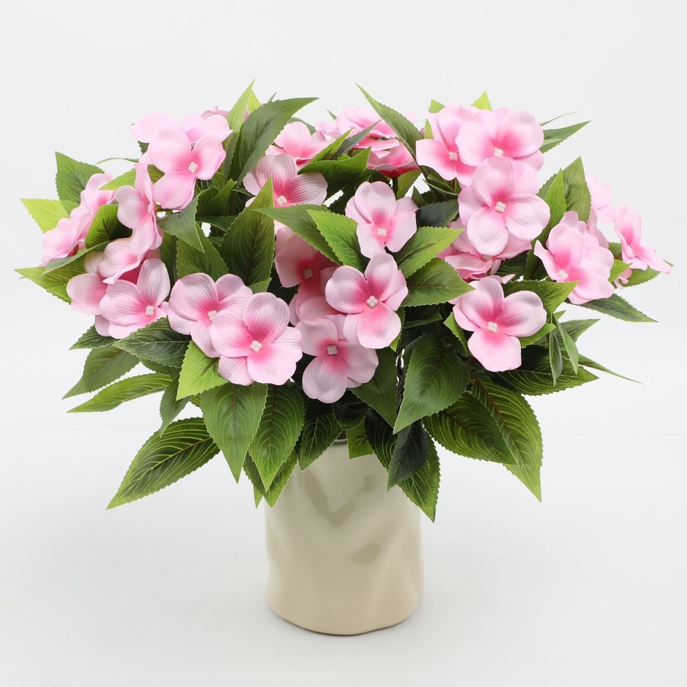 Artificial Silk Bouquet in White Pink Red Yellow Flower Red Purple 25x38cm Size