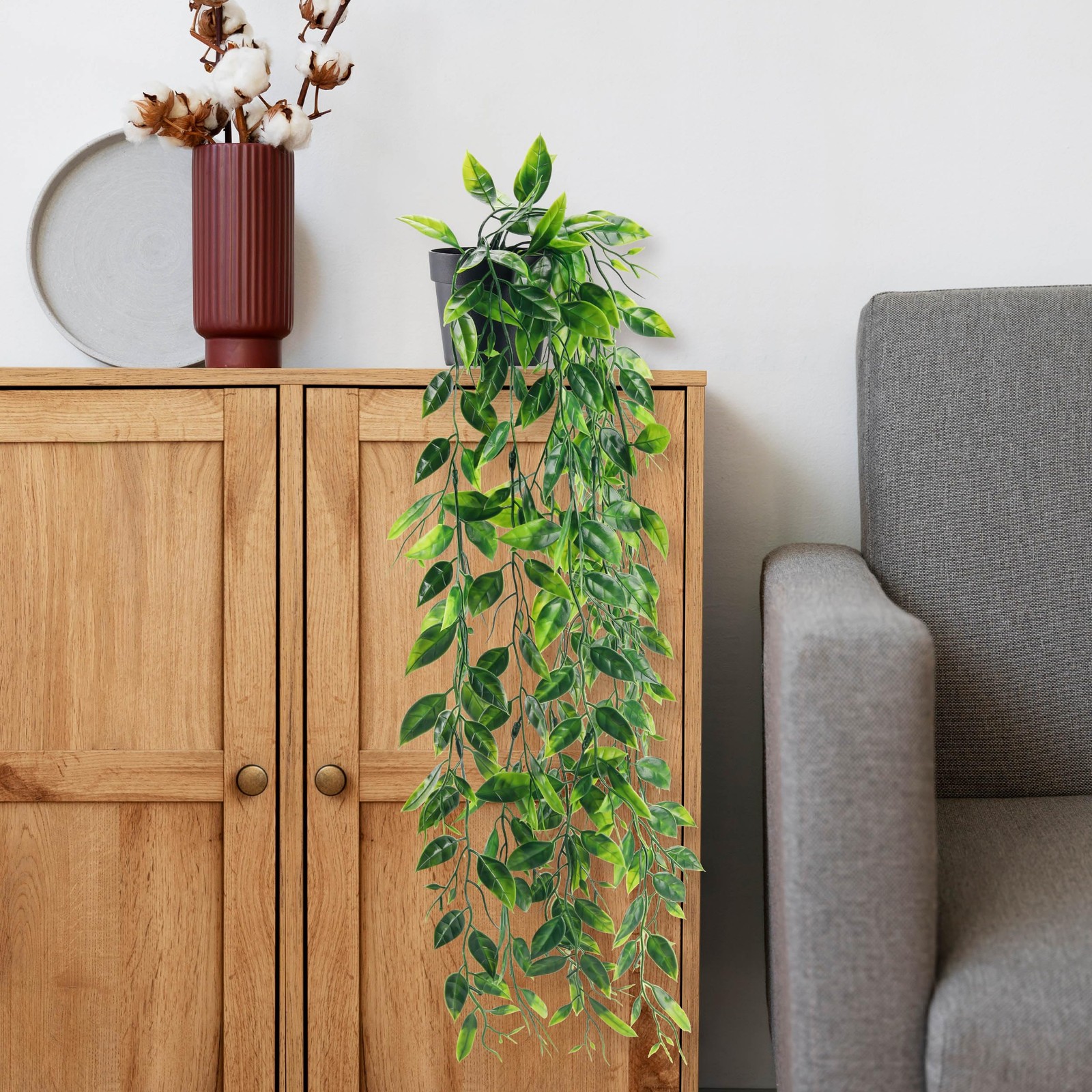 Der Rose Fake Plants Green-1 Pack Style a