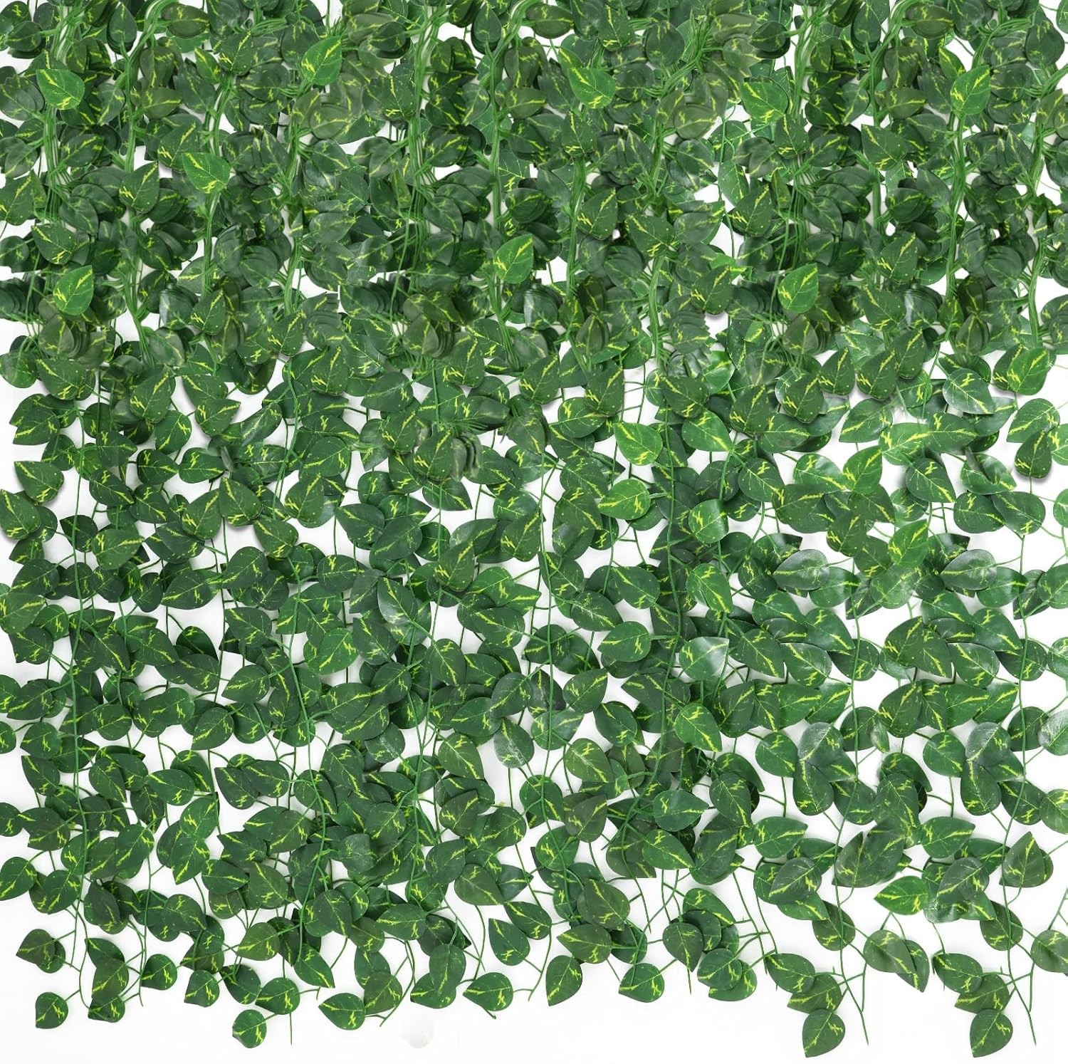 24 Pack 168ft Fake Vines Artificial Ivy Garland Hanging Leaves Room Wall Decor
