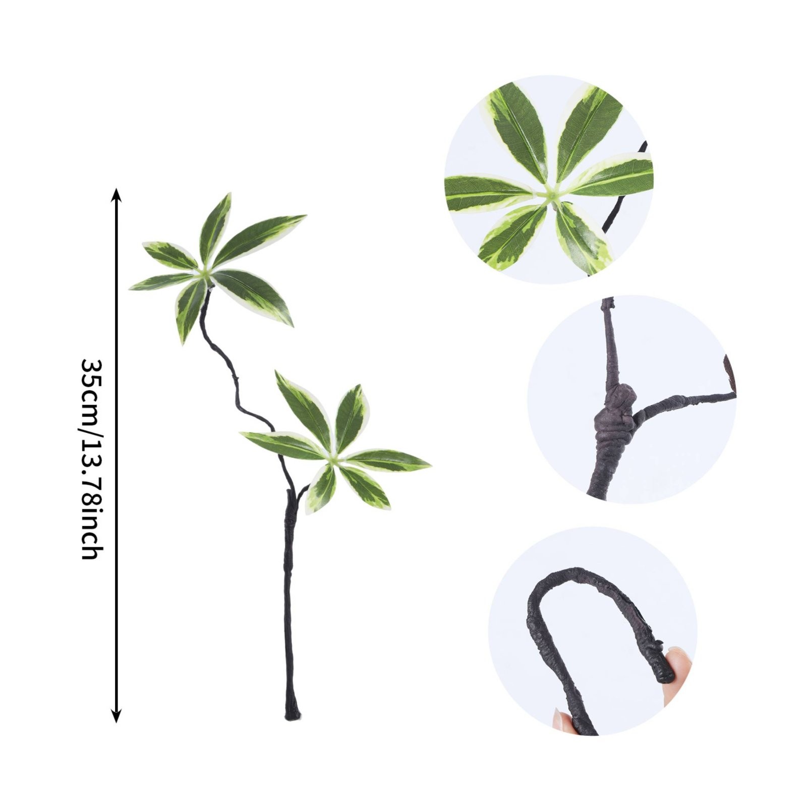 Decorative Artificial Branch European Design Simulation Dried Twig for Florists