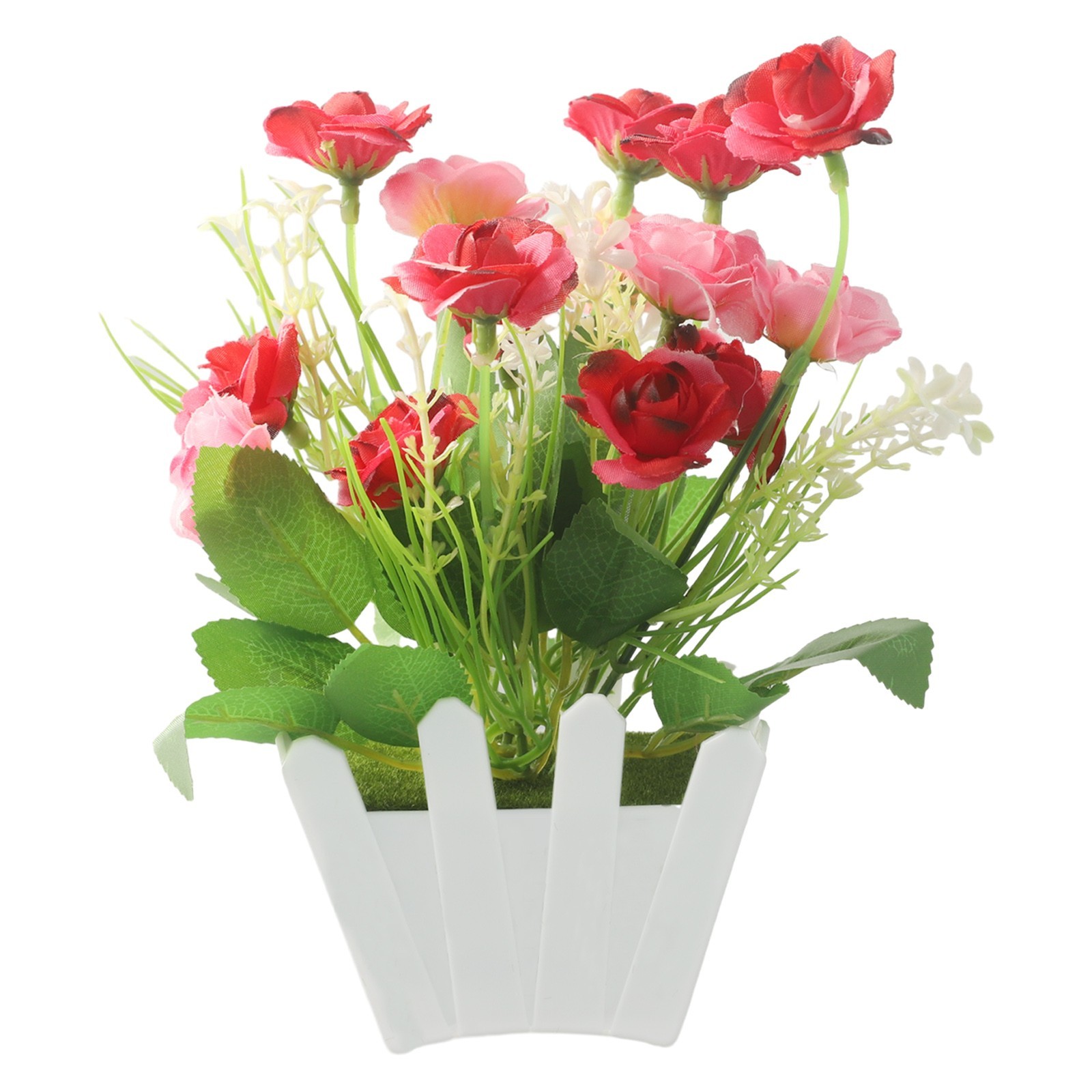 Realistic Looking Artificial Flowers in Pot for Indoor and Outdoor Use