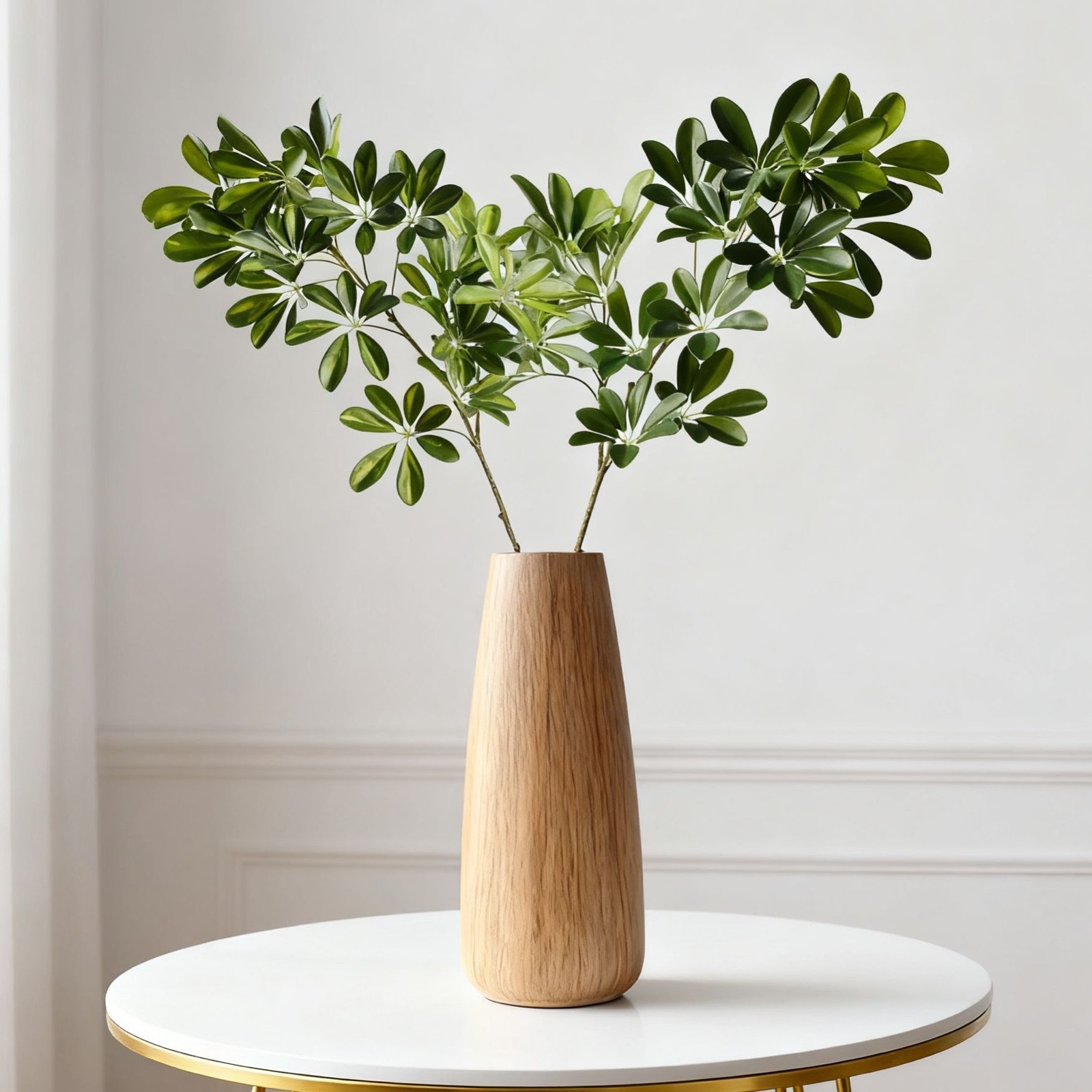 Artificial Ficus Benjamina Plant with Simulated Bamboo Leaves