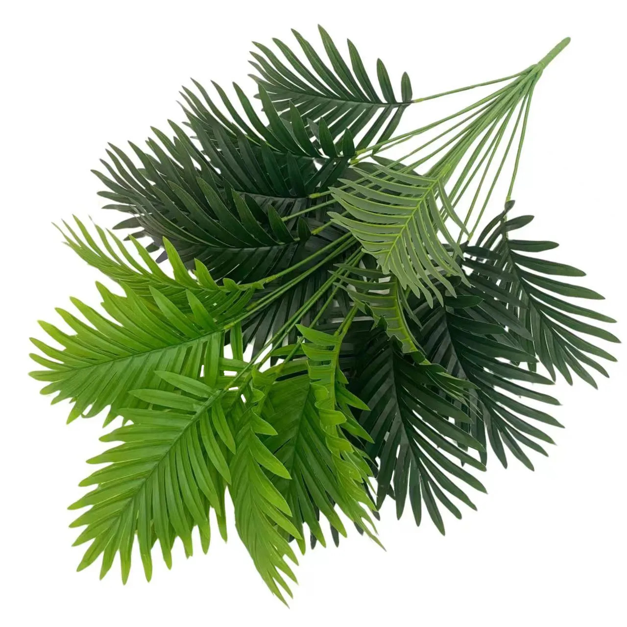 88cm 24 Leaves Large Artificial Palm Tree Tropical Fake Plant For Indoor Outdoor