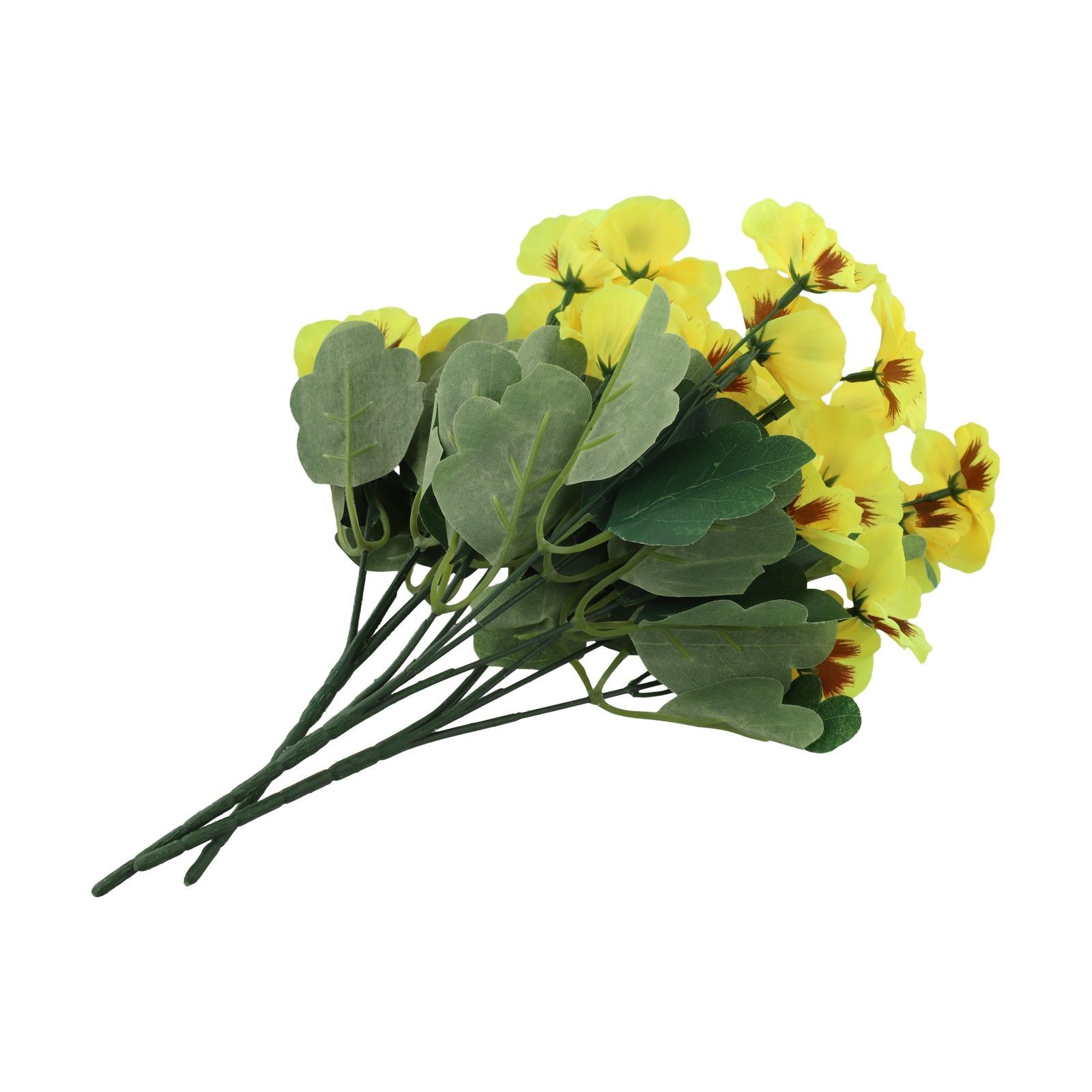 Artificial Pansy Flowers 3pcs for Vibrant For Indoor and Outdoor Decor