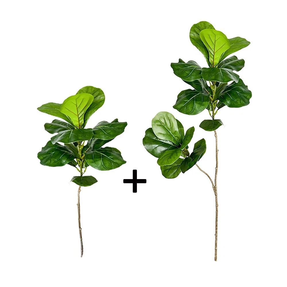 70-135cm Artificial Ficus Tree – Fake Rubber Plant for Home & Garden Decor
