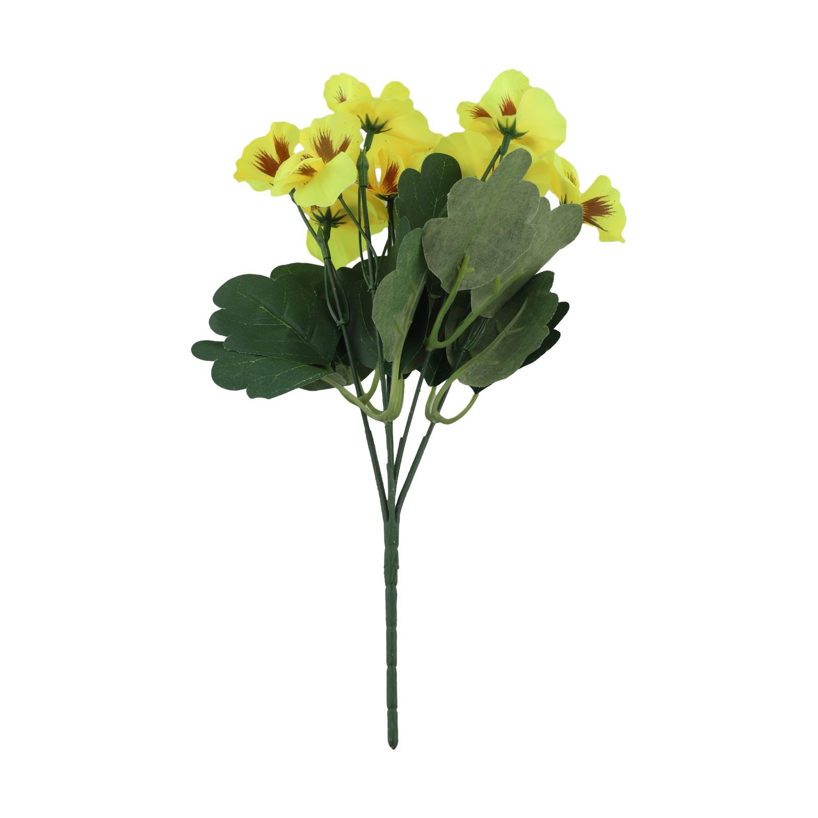 Artificial Pansy Flowers 3pcs for Vibrant For Indoor and Outdoor Decor