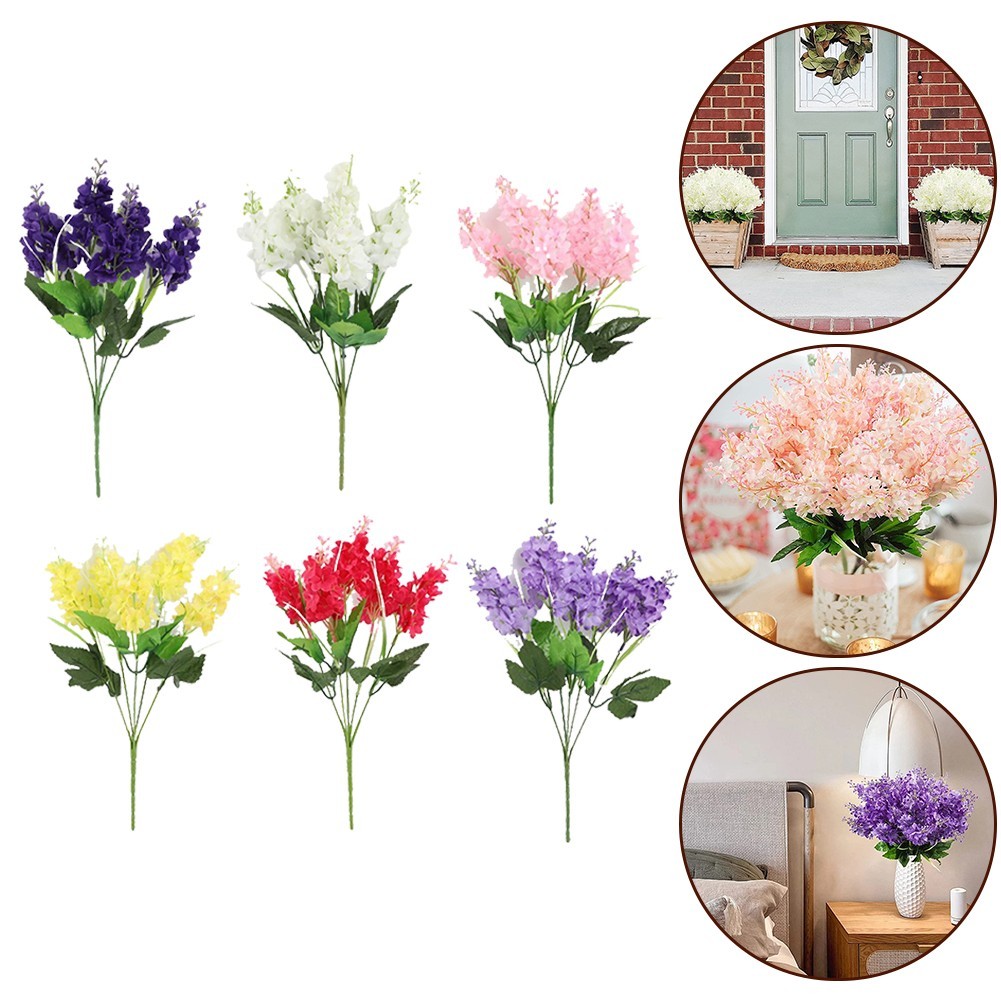 Vibrant Hyacinth Wisteria Artificial Flower for Home and Event Decoration