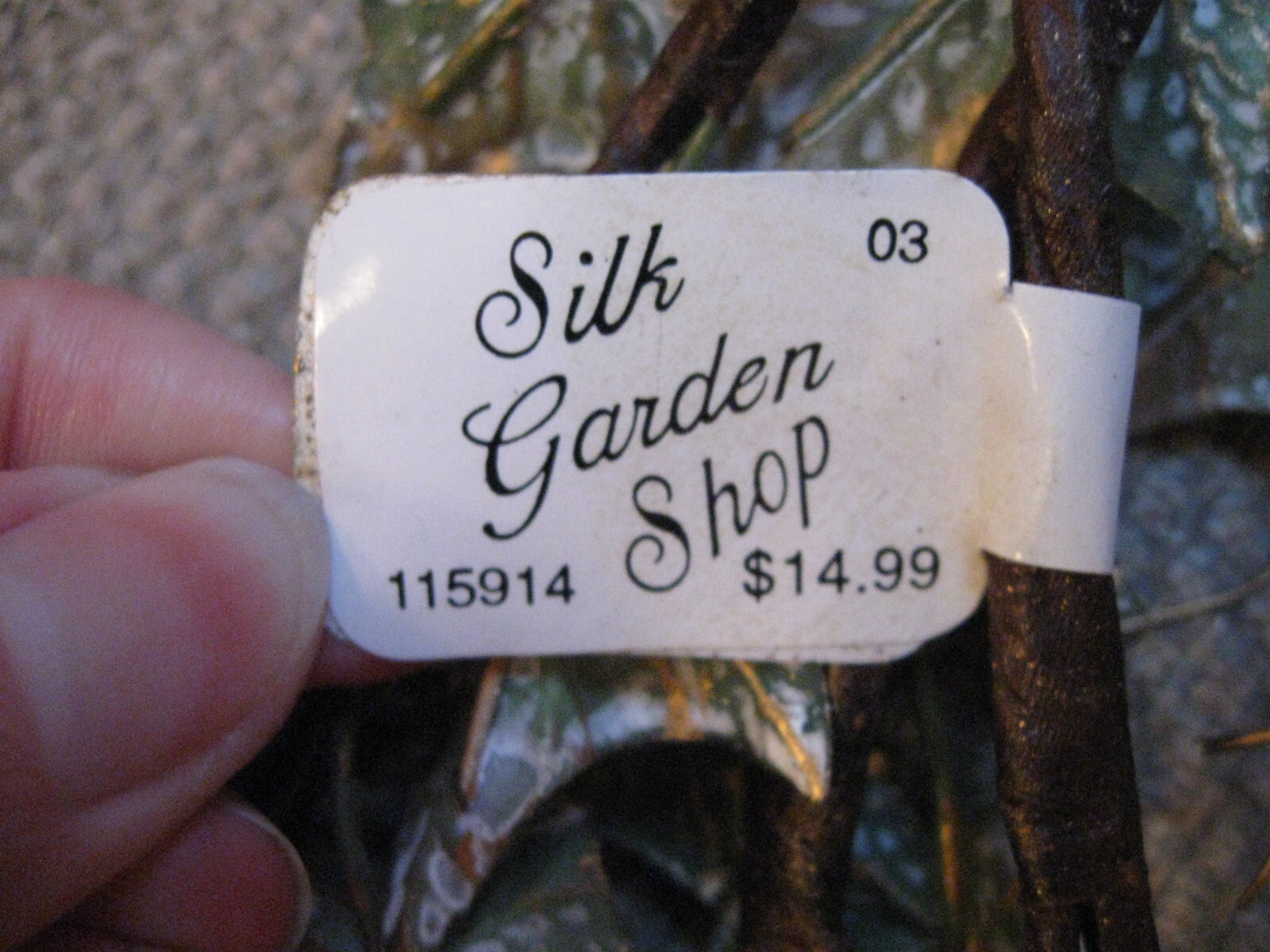 4′ Grapevine Garland with Ivy Leaves