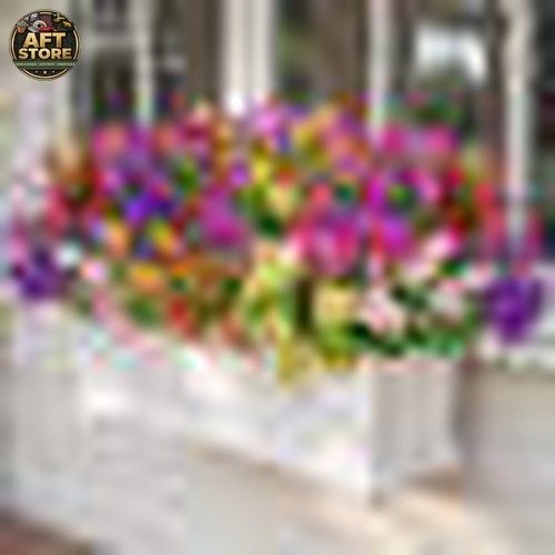 Primrue 24 Bundles Artificial Flowers for Outdoor Decoration