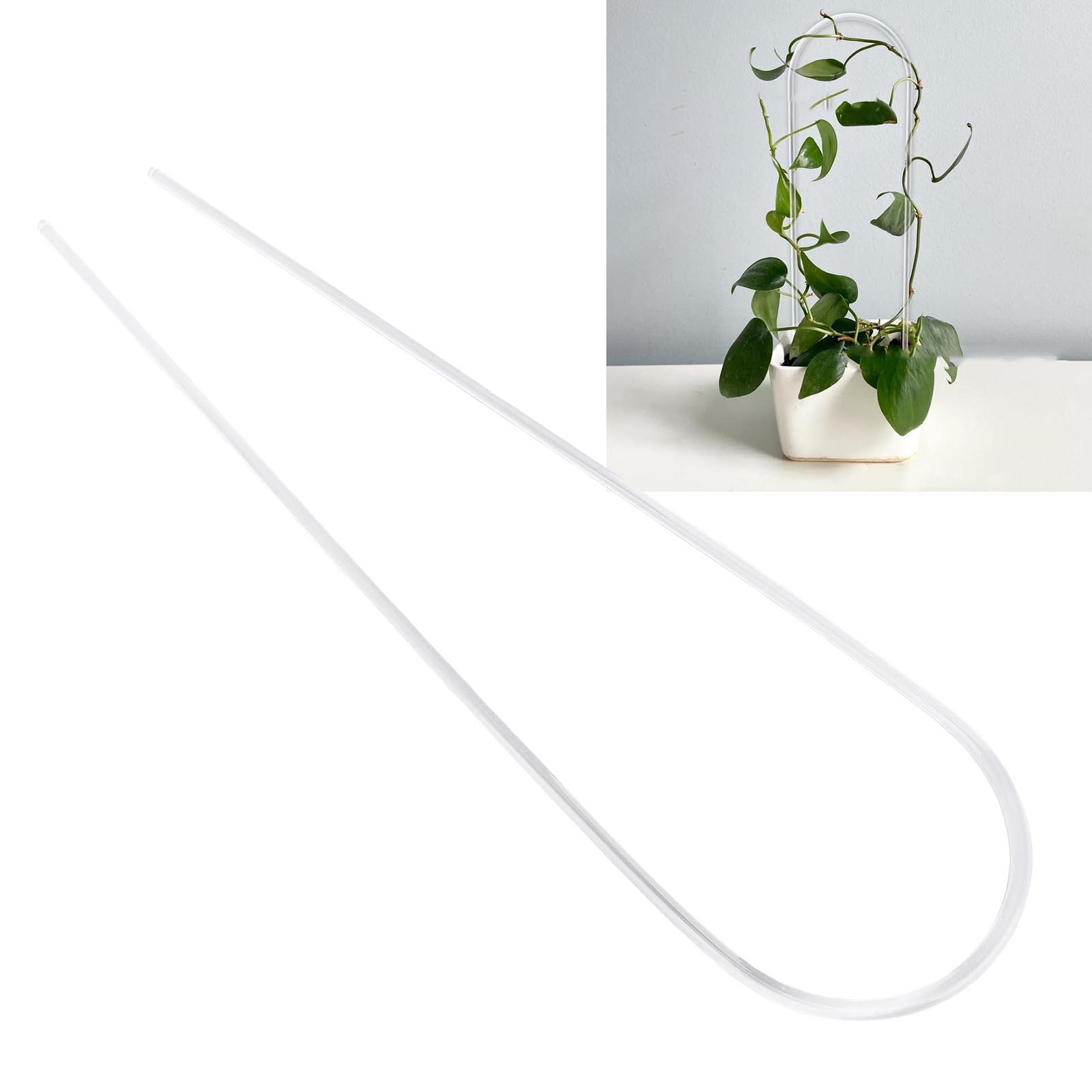 U Shaped Plant Frame Durable Support For Potted Plants Indoor Acrylic Excellent