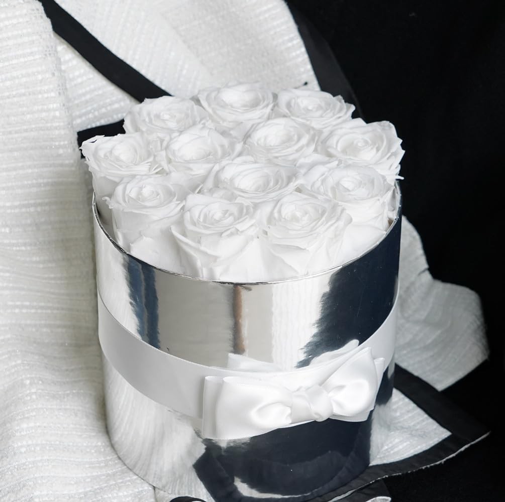 Forever Roses,Large Preserved Roses in a Box,Forever Flowers Real Roses for W…