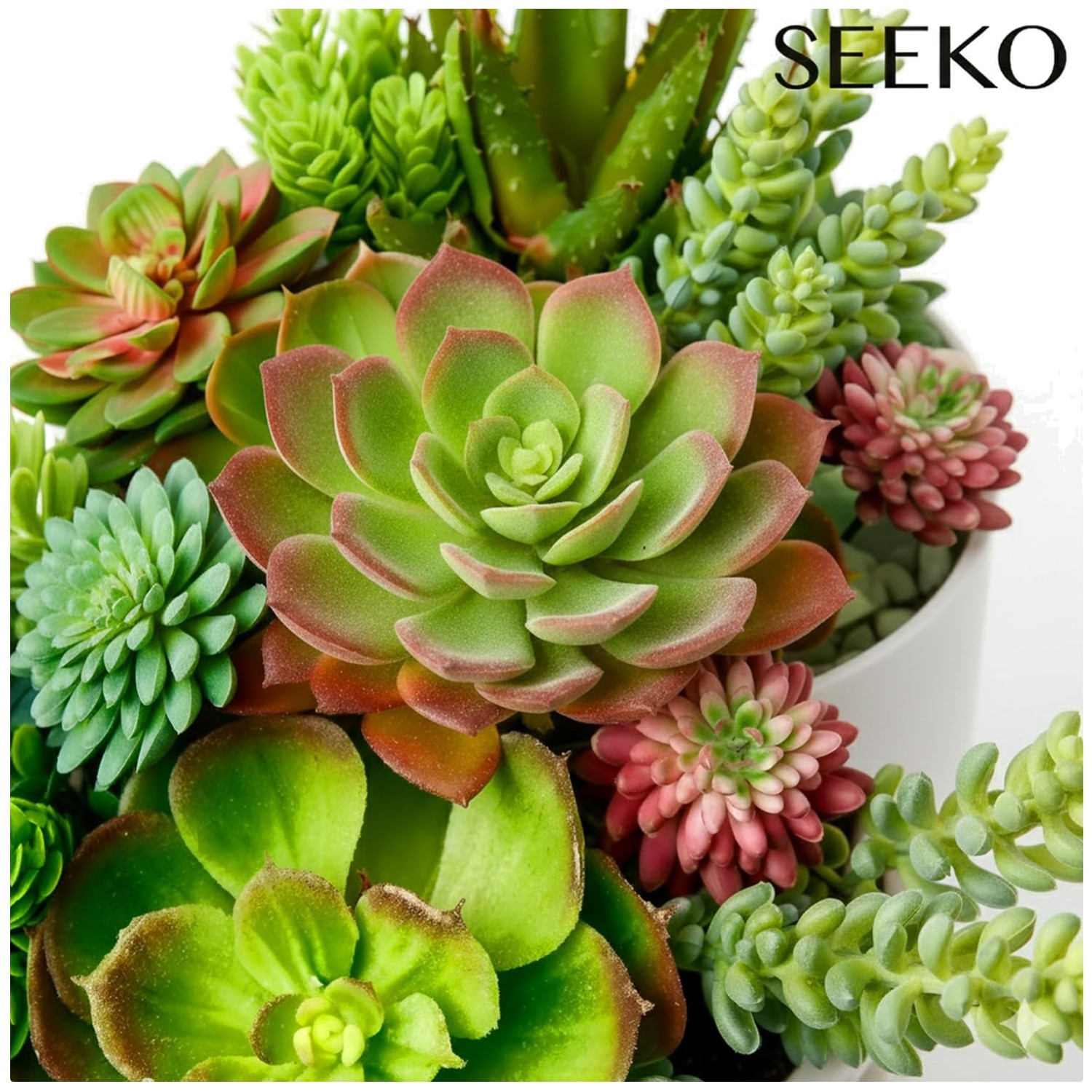 Artificial Succulents – UV Resistant Home Office Decor