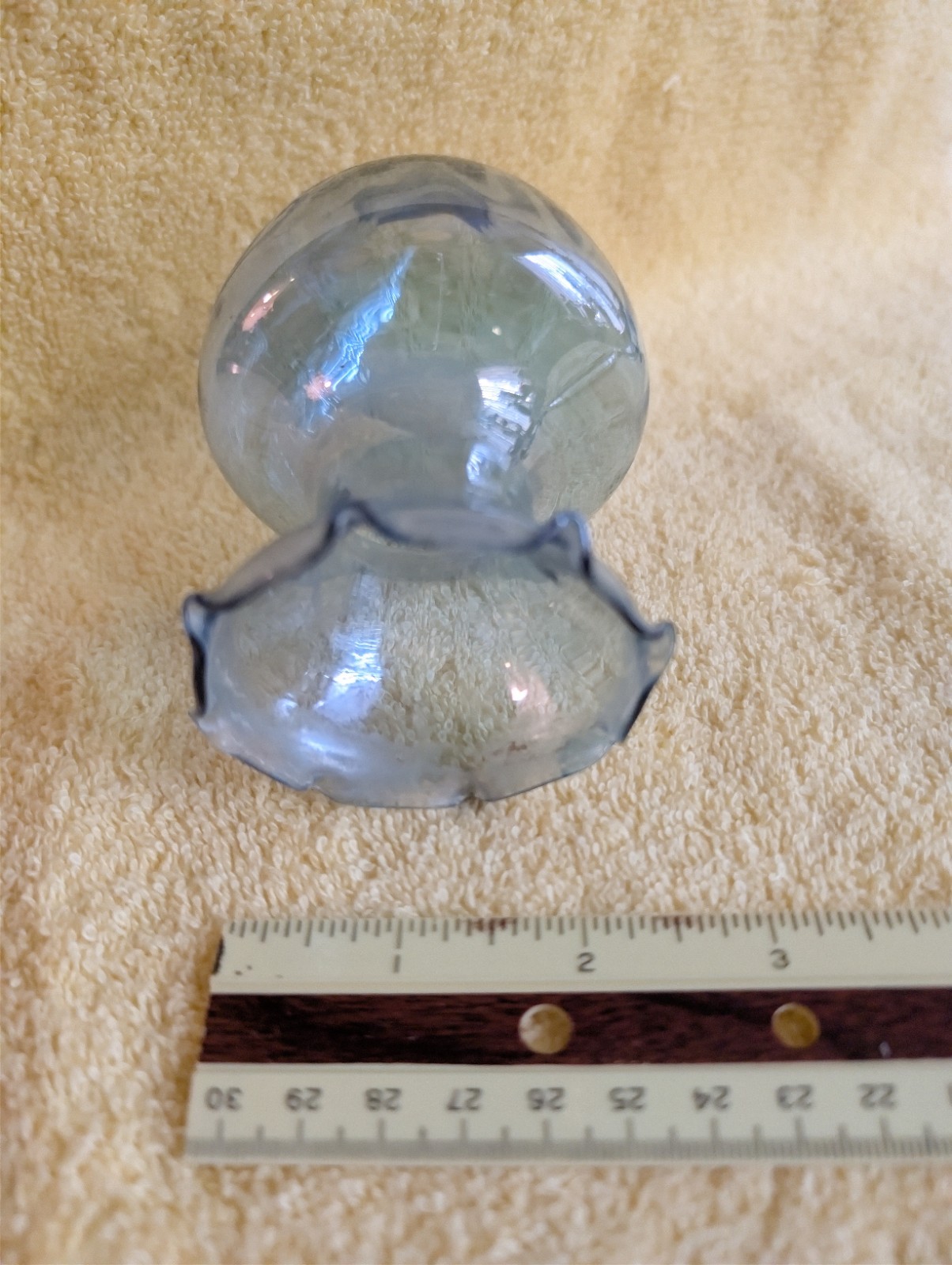 VINTAGE Treasure Island SF CA Wall Sconce Propagation Planter Bulb Glass Vase