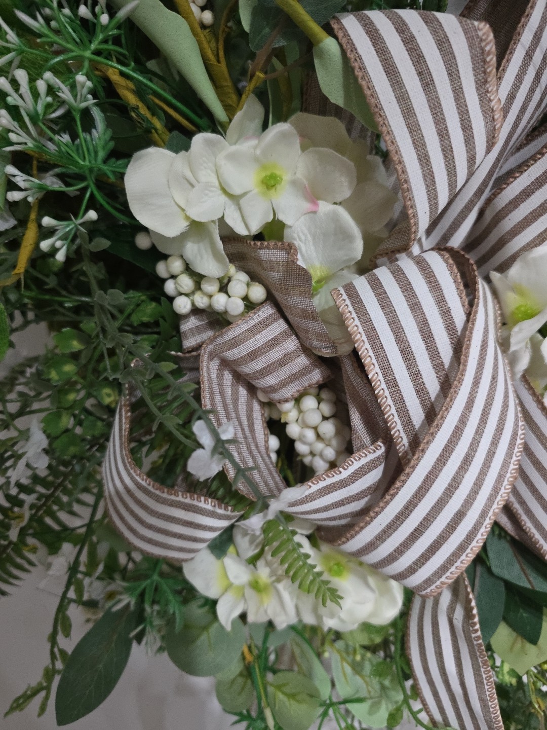 Handmade Every Day Year Round Moss Covered Angel Vine Wreath Large