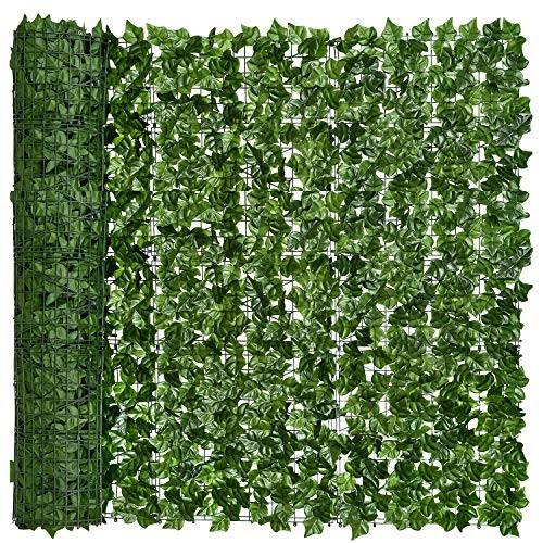Artificial Ivy Privacy Fence. 98.4x69in Artificial Hedges Fence 98.4*68.9inch
