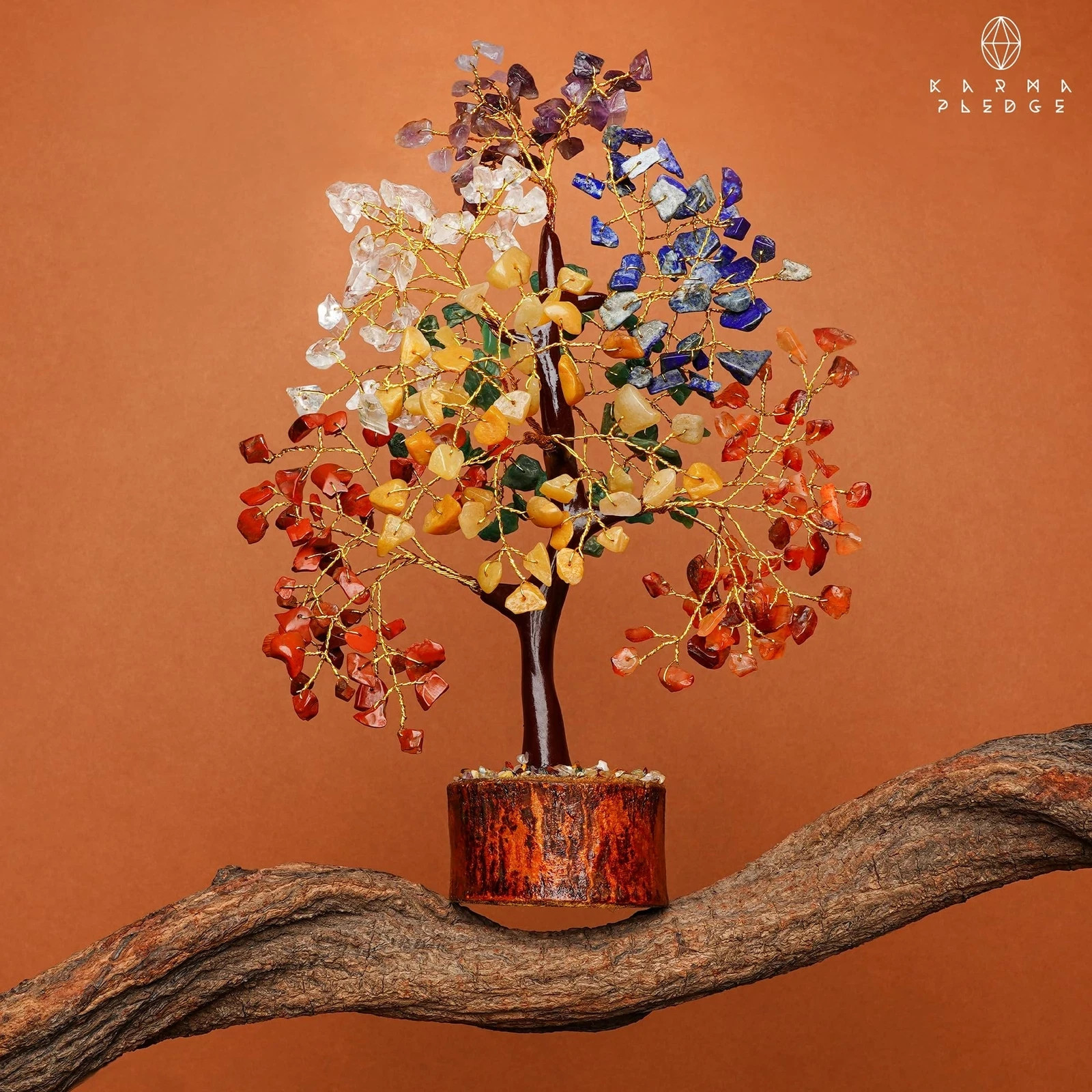 Crystal Tree of Life 7 Chakra Healing Crystal Trees for Home Decor Office Des…