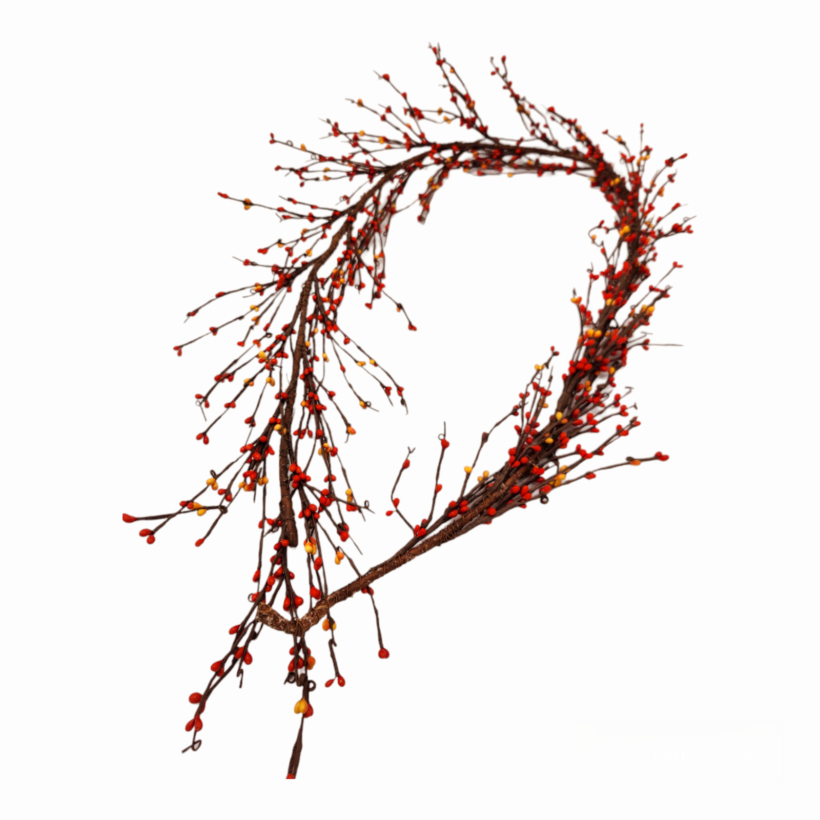 New Pip Berry Garland Orange & Mustard Color Fall Autumn Decor 5.5 ft EV-C60