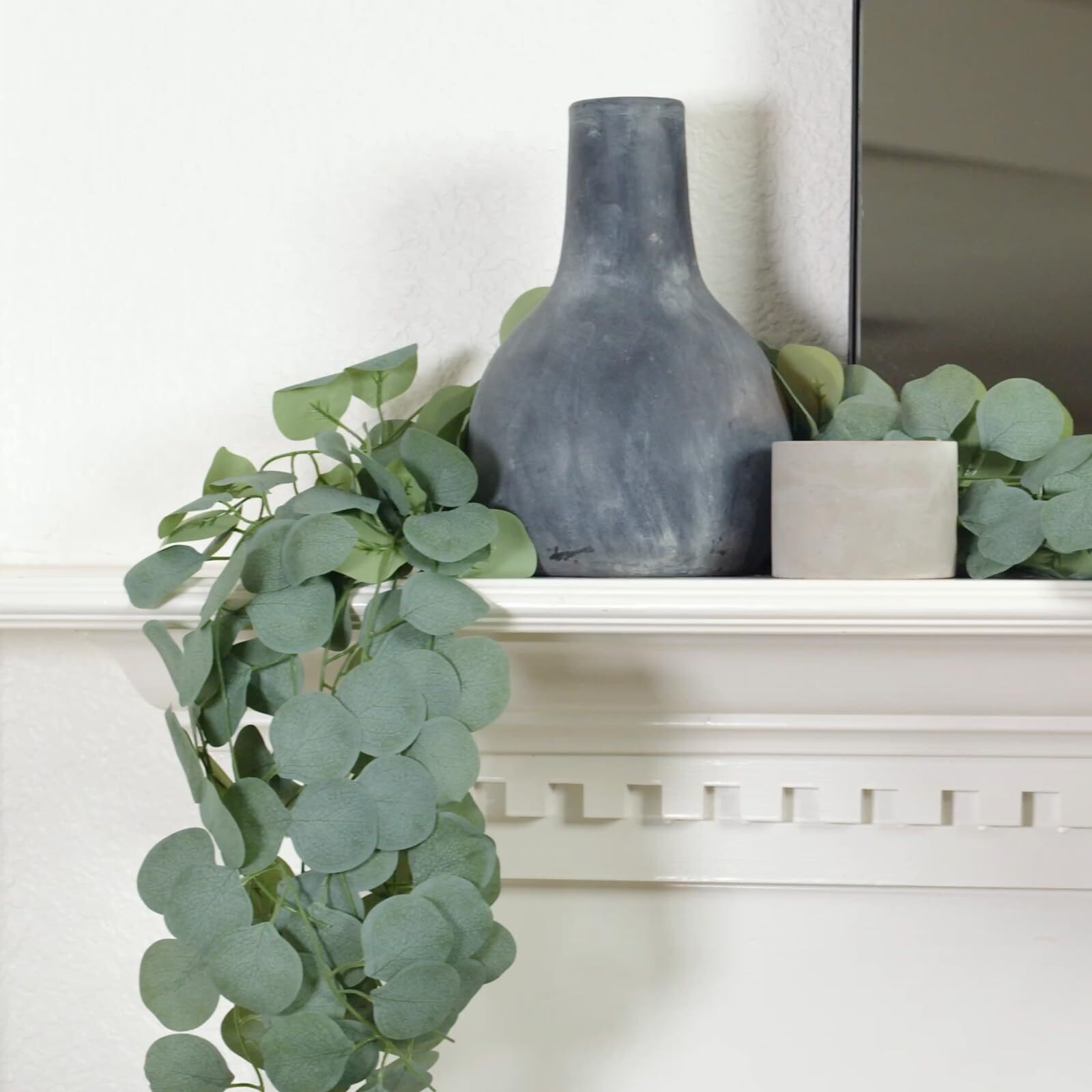 6 Pcs 7FT Artificial Eucalyptus Leaves Greenery Garland for Wedding Wall Decor