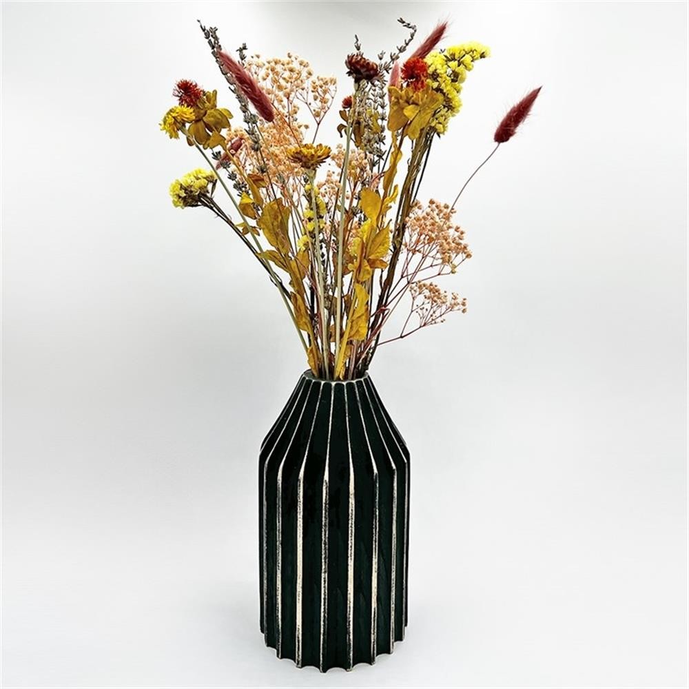 Pemberly Row 10-inch High Real Preserved Mixed Bouquets in Small Size