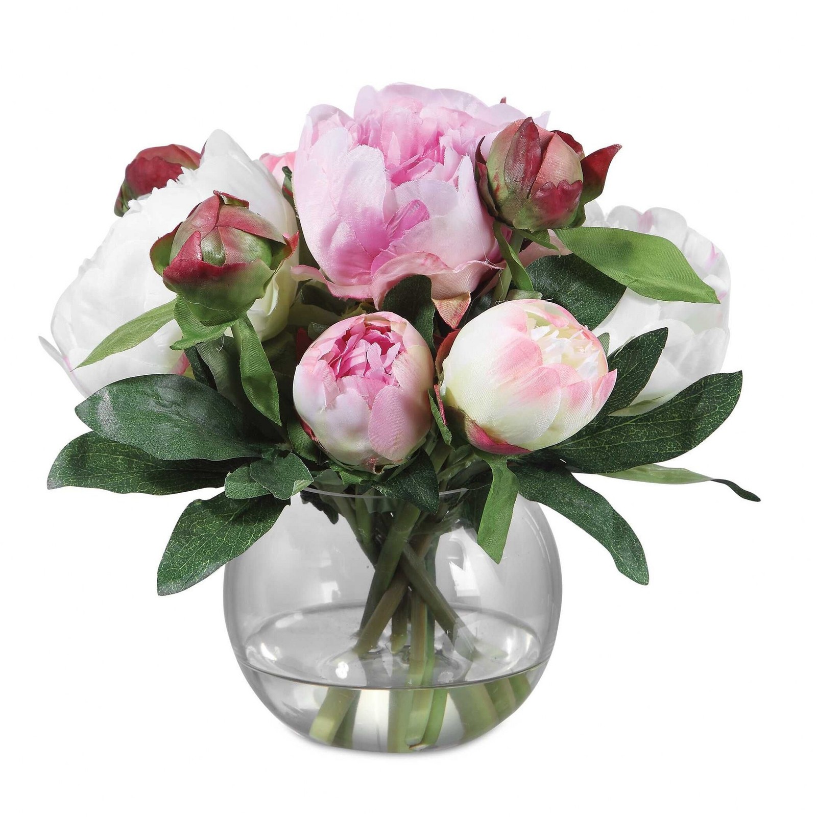 Blaire – 10 inch Peony Bouquet – 10 inches wide by 10 inches deep Accessories
