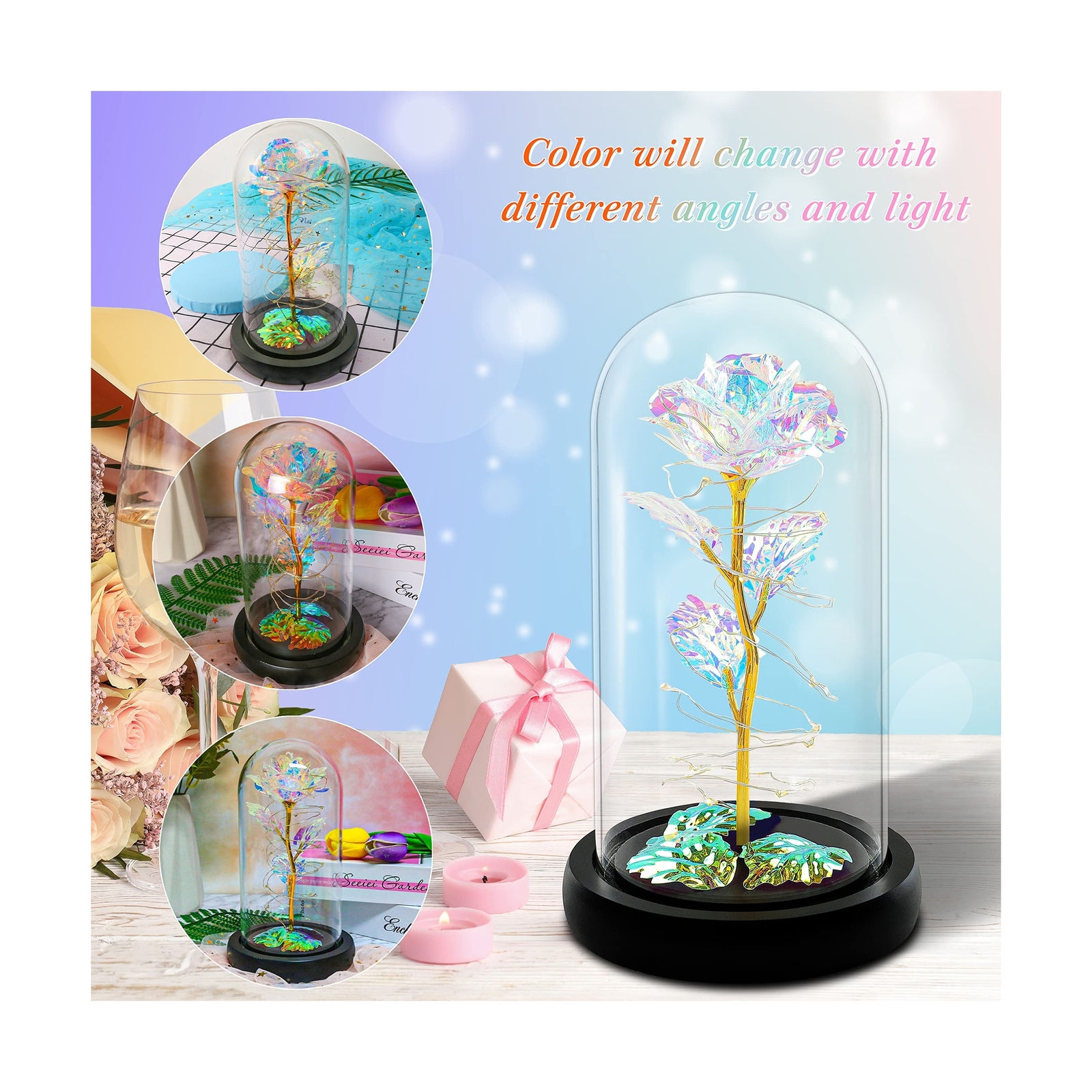 Childom Birthday Gifts For Women,Rose Flower Gifts for Mom,Womens Gifts for C…