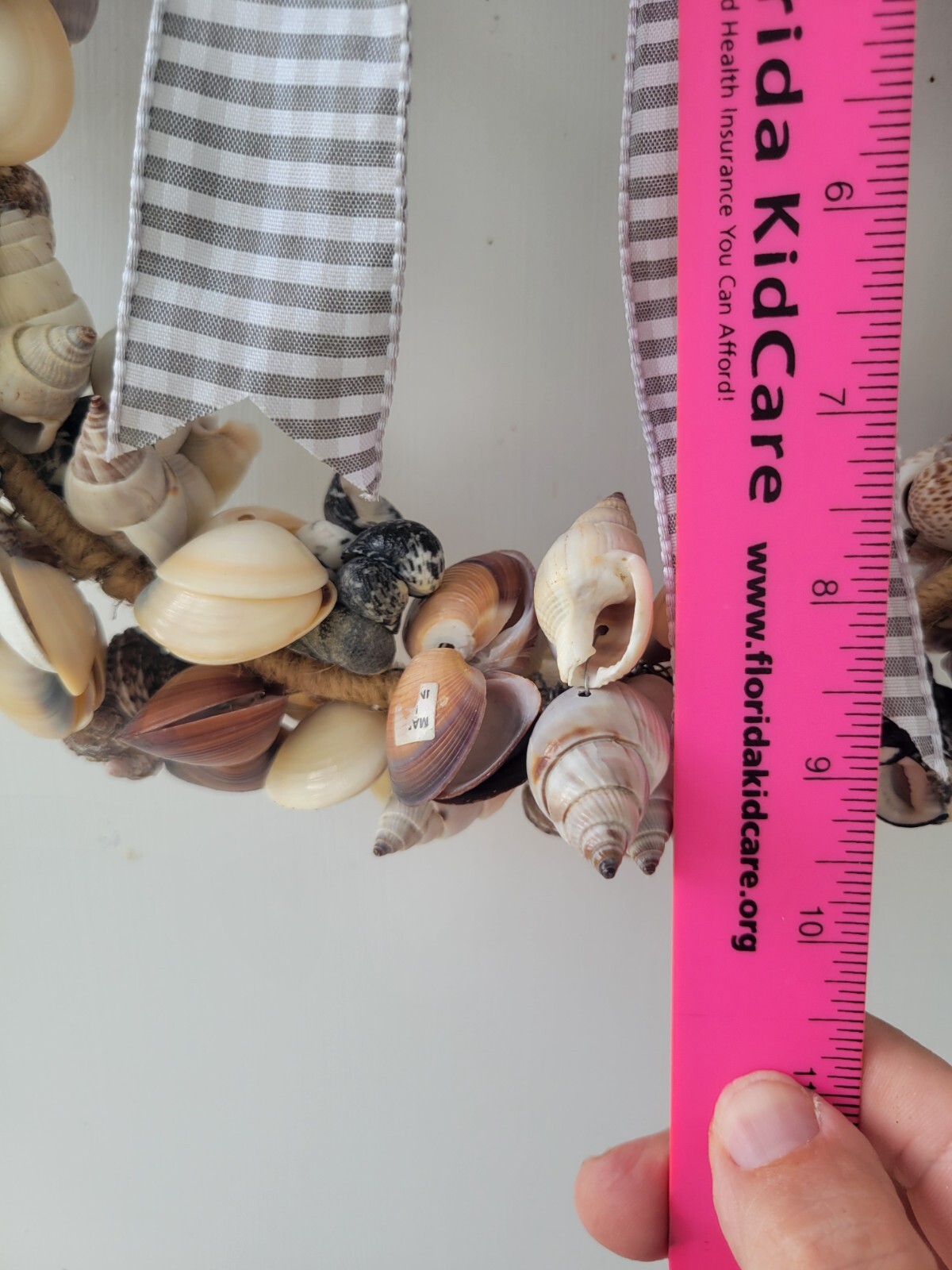 Sea Shell Wreath Handmade Nautical Coastal Beach Door Wall Home Decor