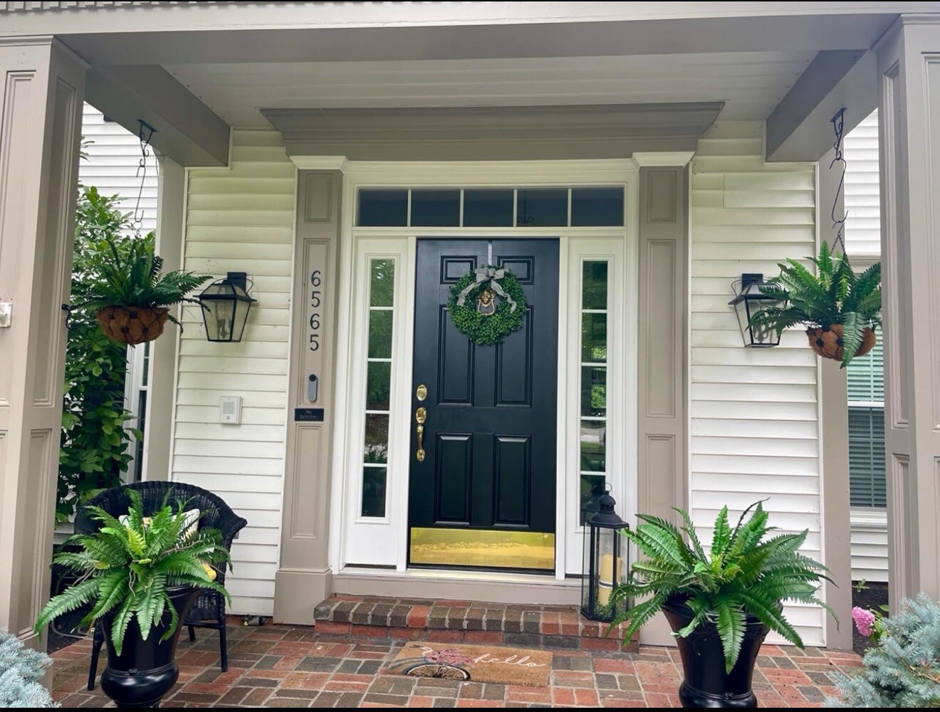 48″ Boston Fern Artificial Bush Plant Pack 2. Retail $103