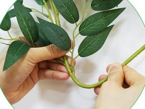 40pcs Italian Ruscus Greenery 68cm Artificial Greenery Stems Leaf Greenery