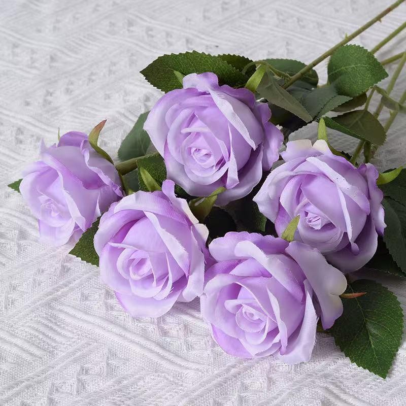 3-20× Red Roses Artificial Flowers Realistic Bouquet Home Decor Valentine Gifts