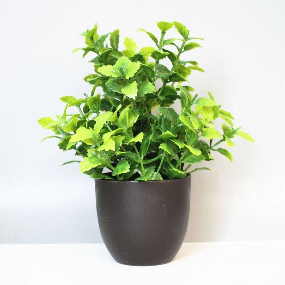 Decorative 4pcs Artificial Plants with Pots for Indoor and Outdoor Use
