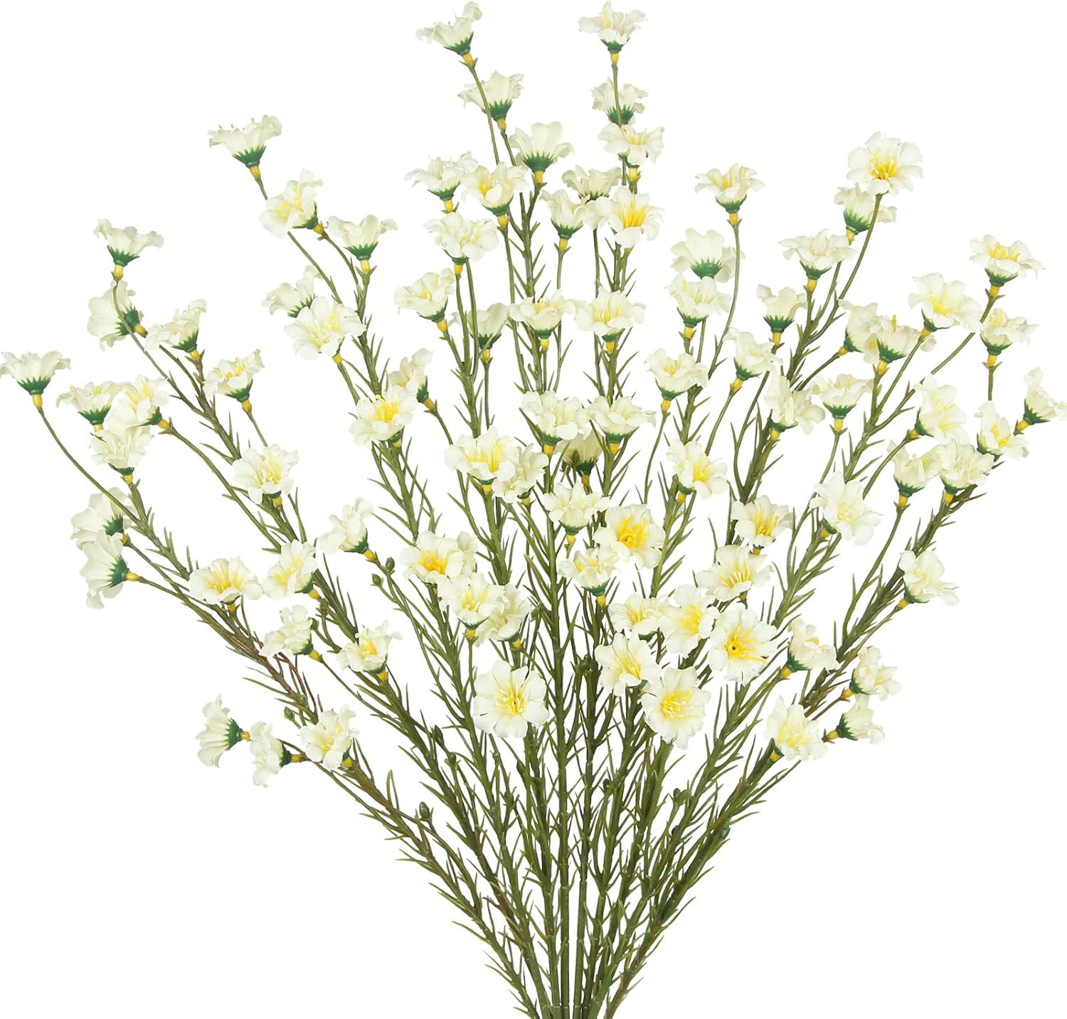 10 Pcs Artificial Wildflowers with Stems Bulk Silk Spring Flowers 21″