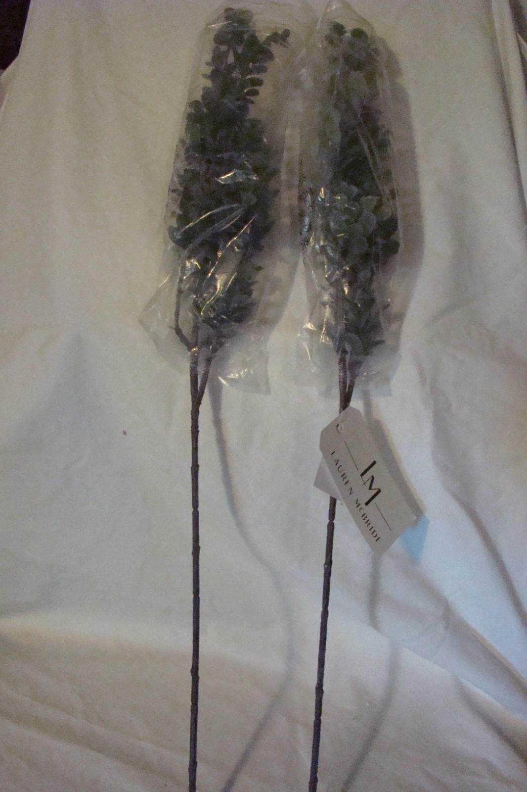 Lauren McBride Set of (2) 30″ In/Out Faux Boxwood Picks